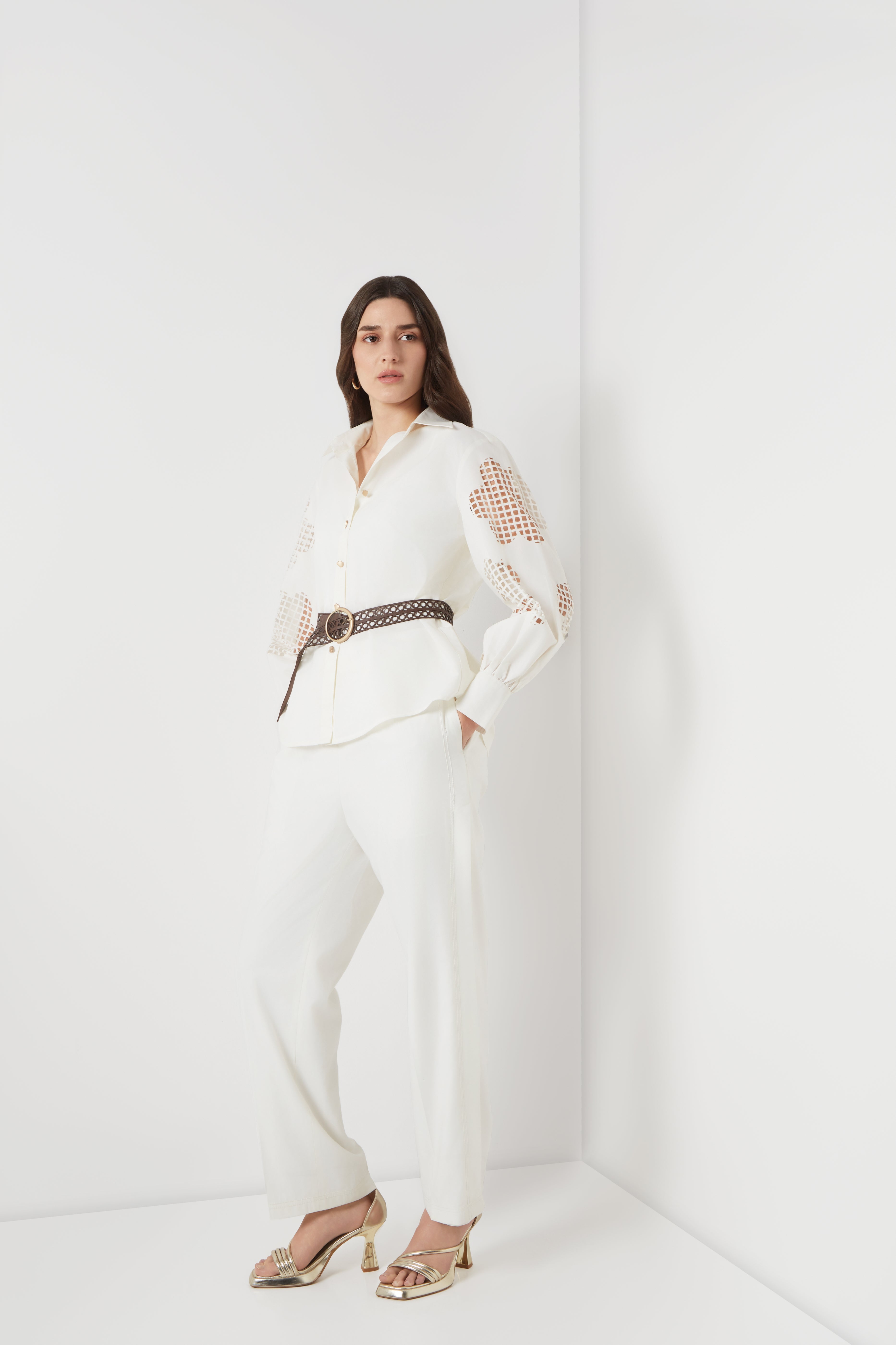 The Cream Cutwork Shirt