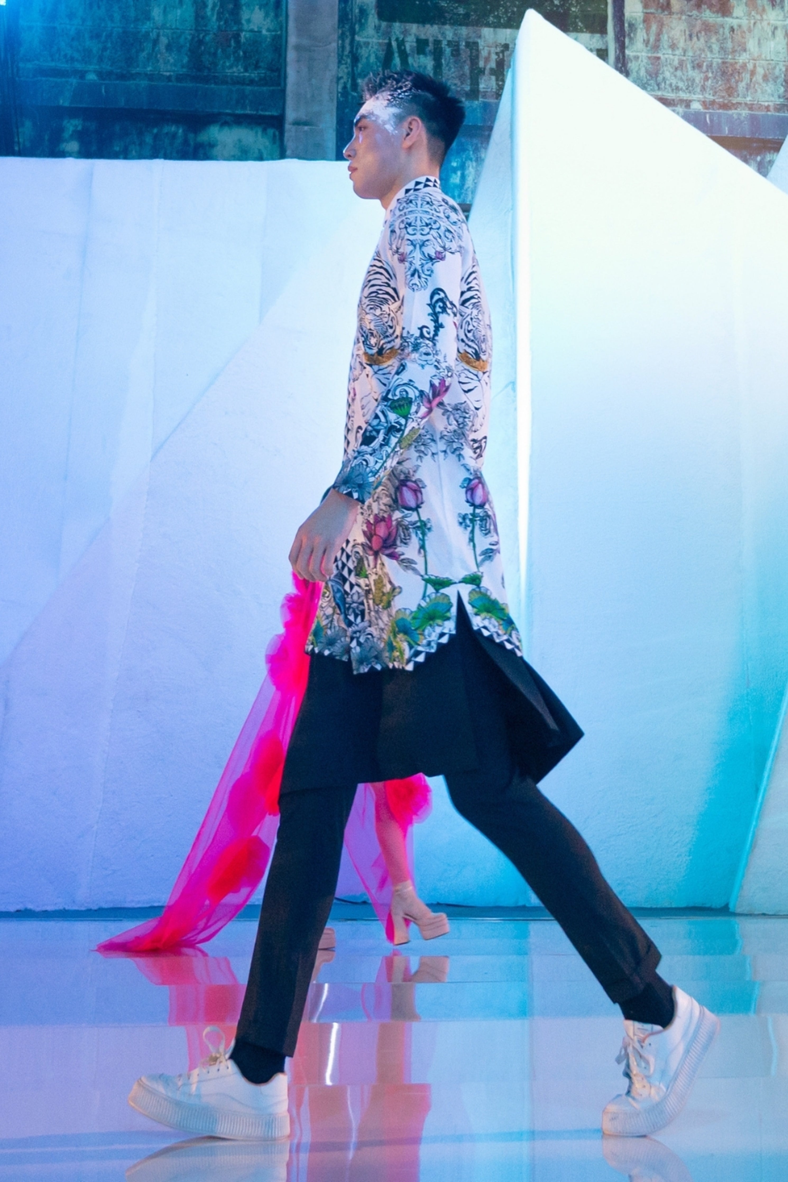 Prysm Crouching Tiger Printed Shirt