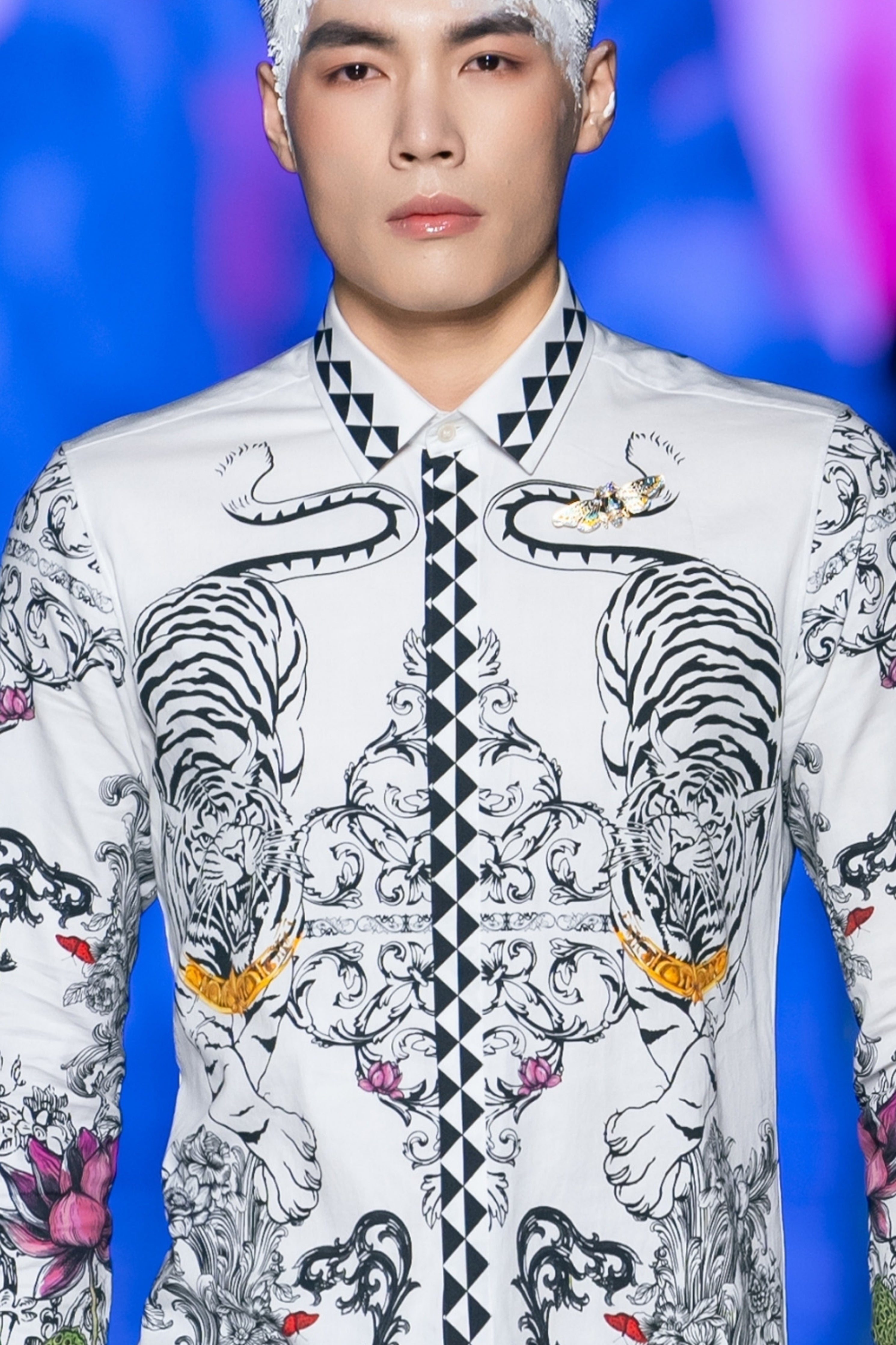 Prysm Crouching Tiger Printed Shirt