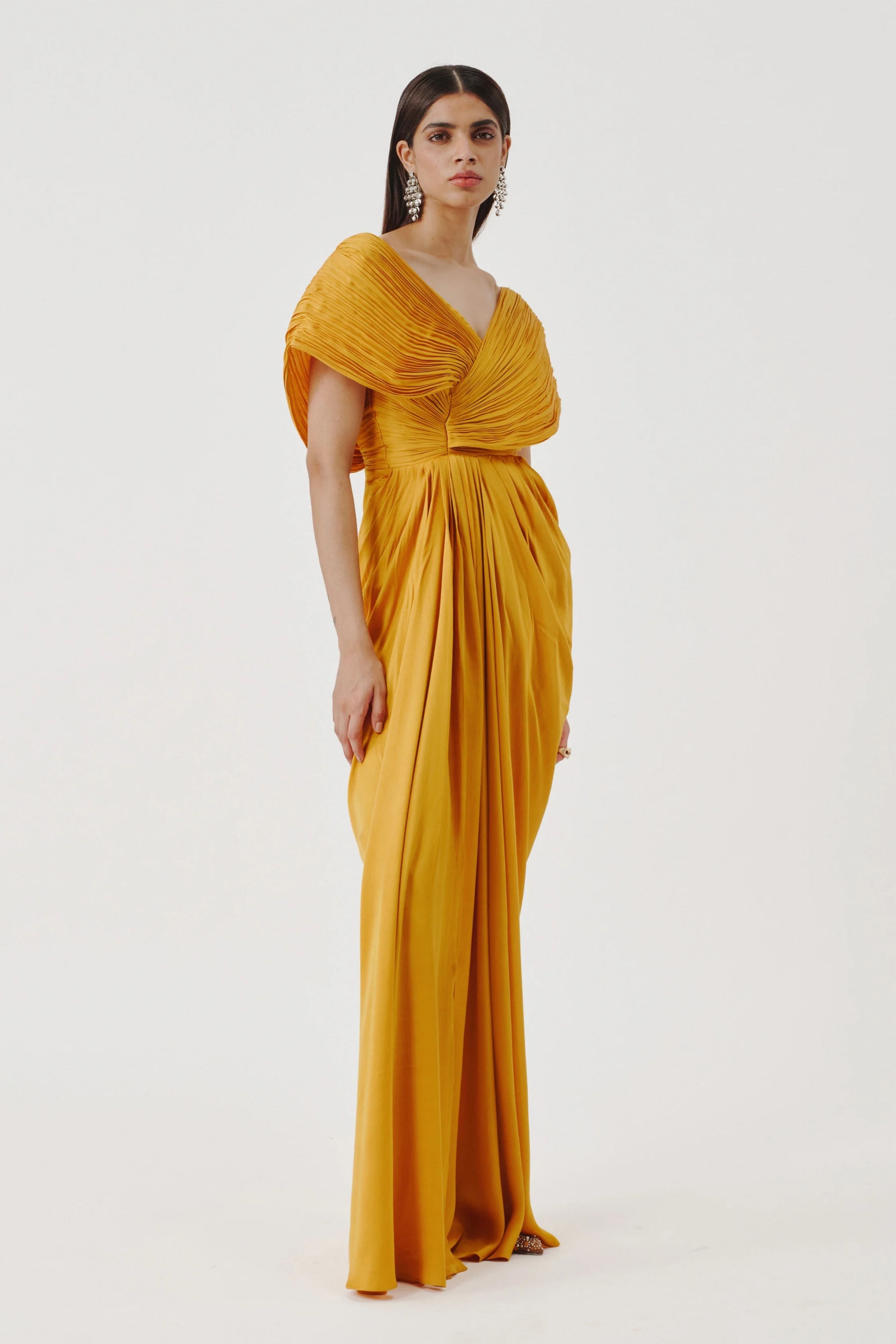 Golden Glow Dress