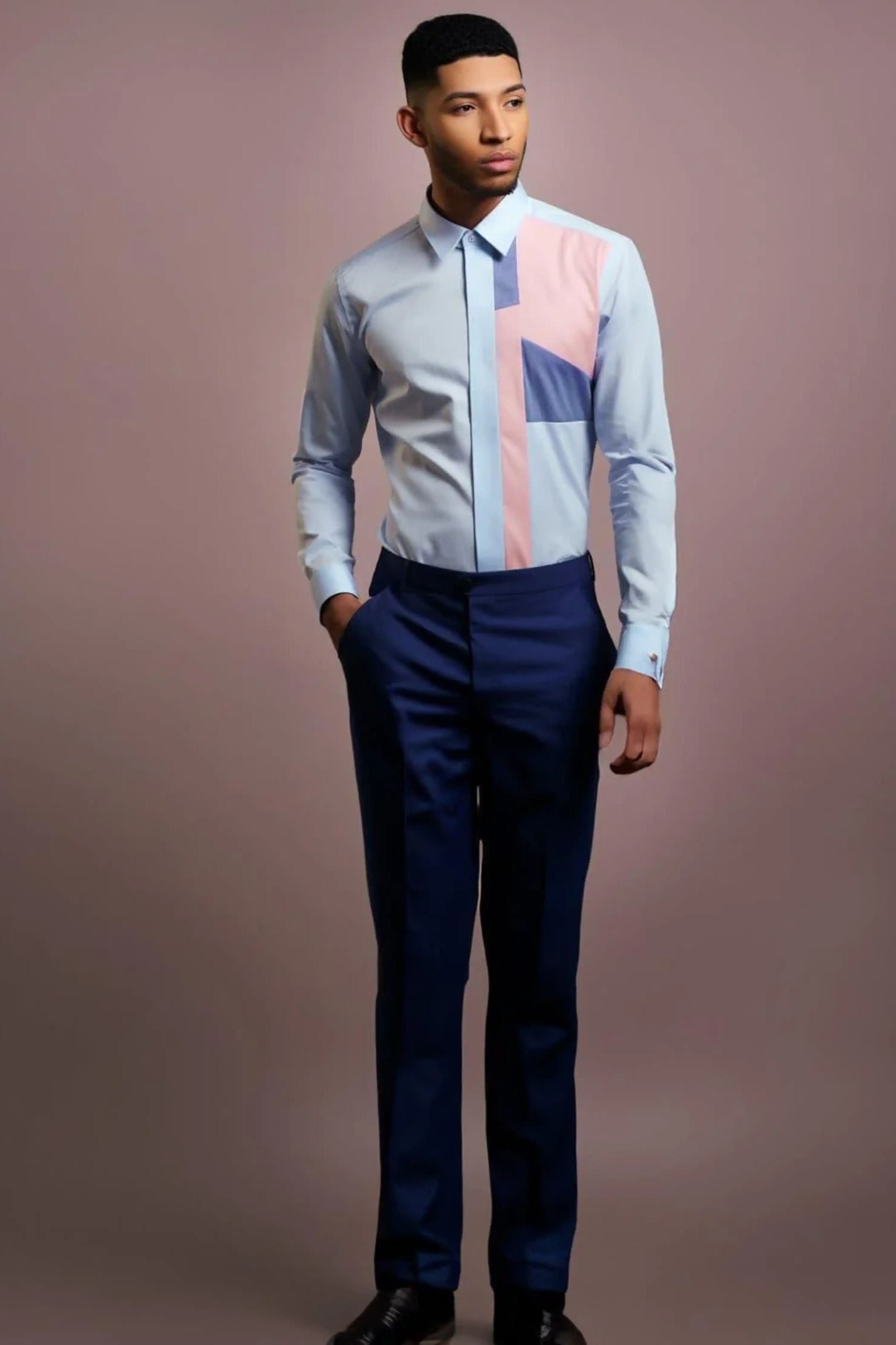 Colour Block  Shirt