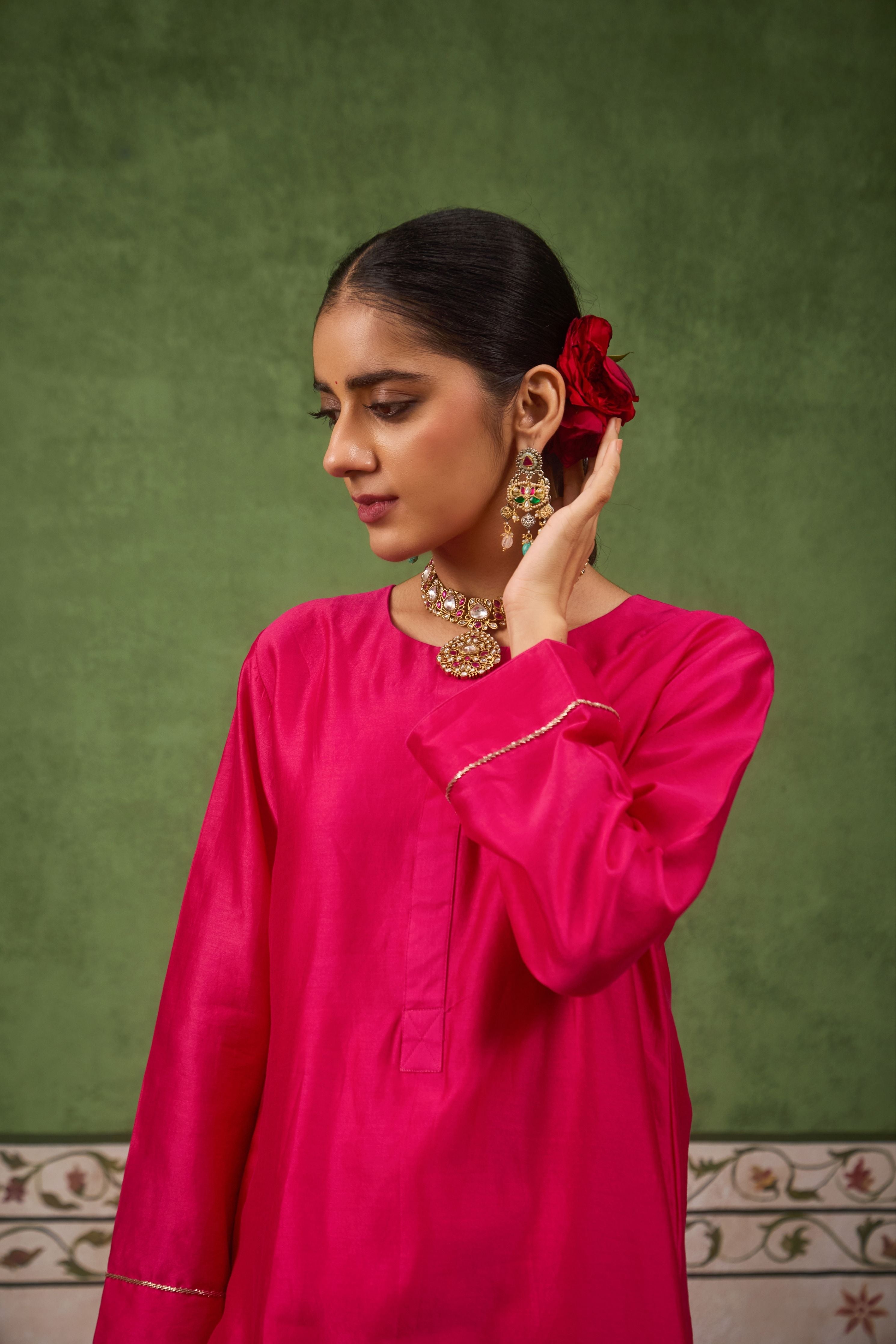 Inayat 2.0 Hot Pink Kurta Set