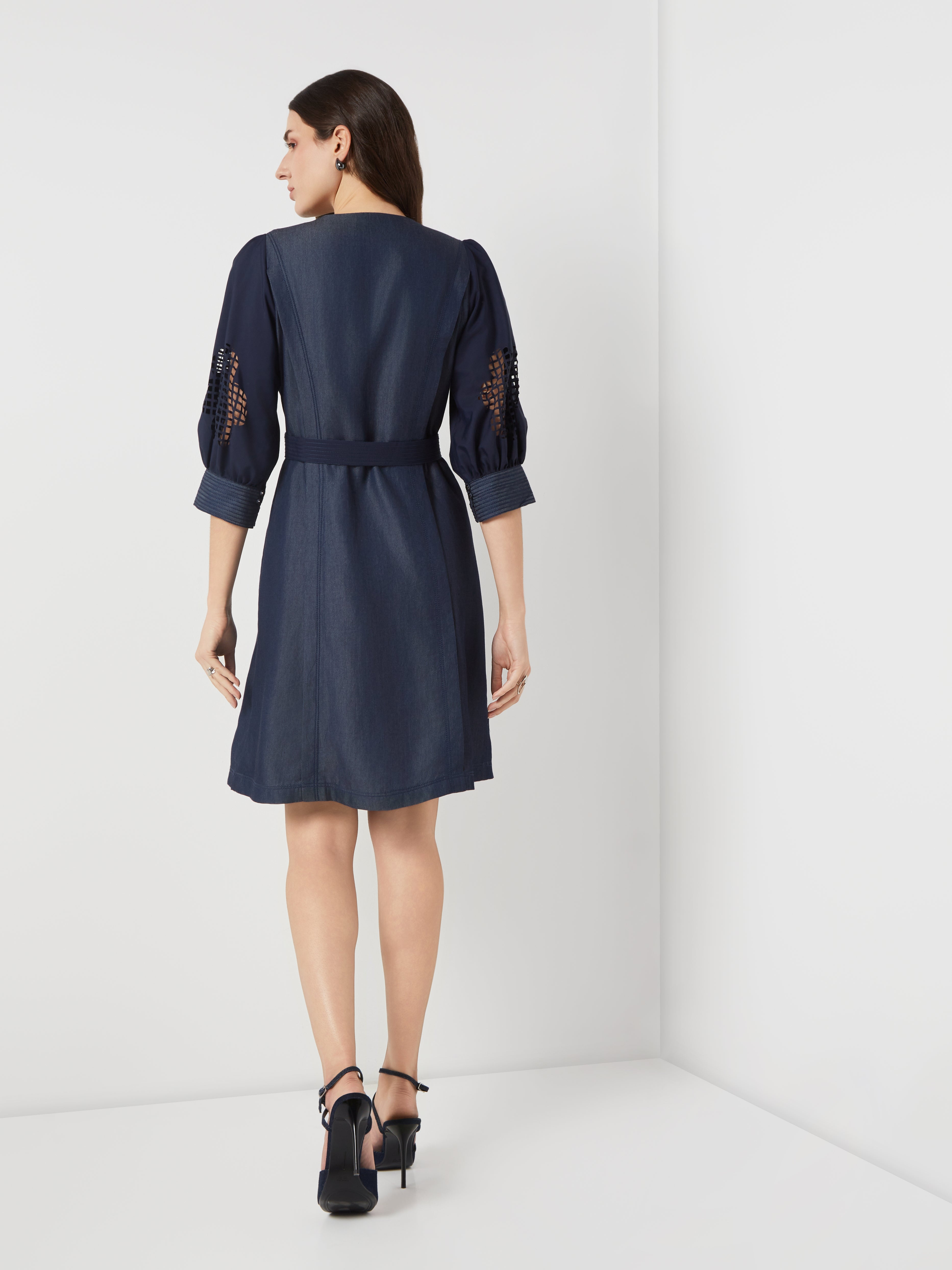 Tencel Denim Wrap Dress