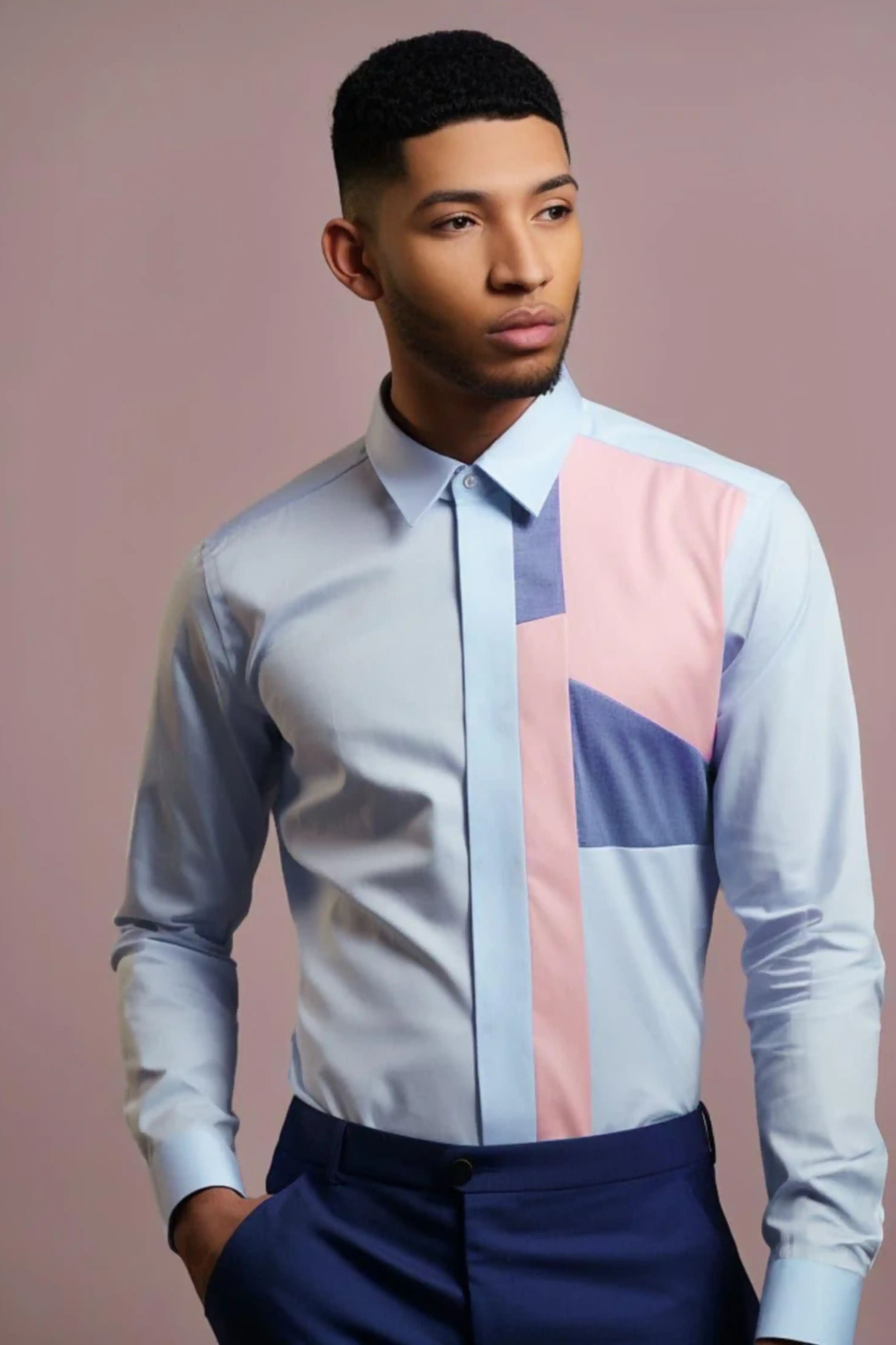 Colour Block  Shirt