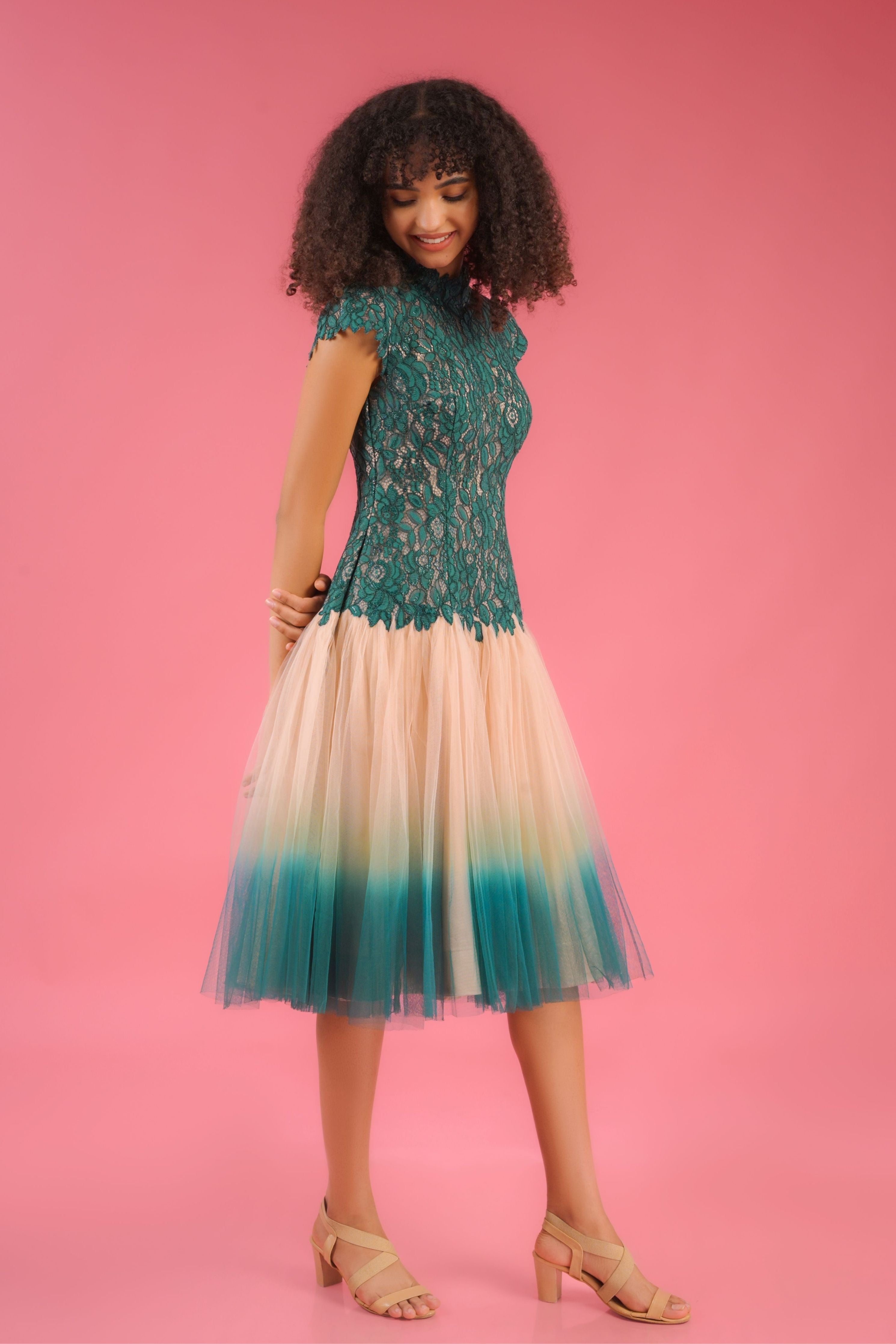 Charlotte kaitoke Duotone Dress