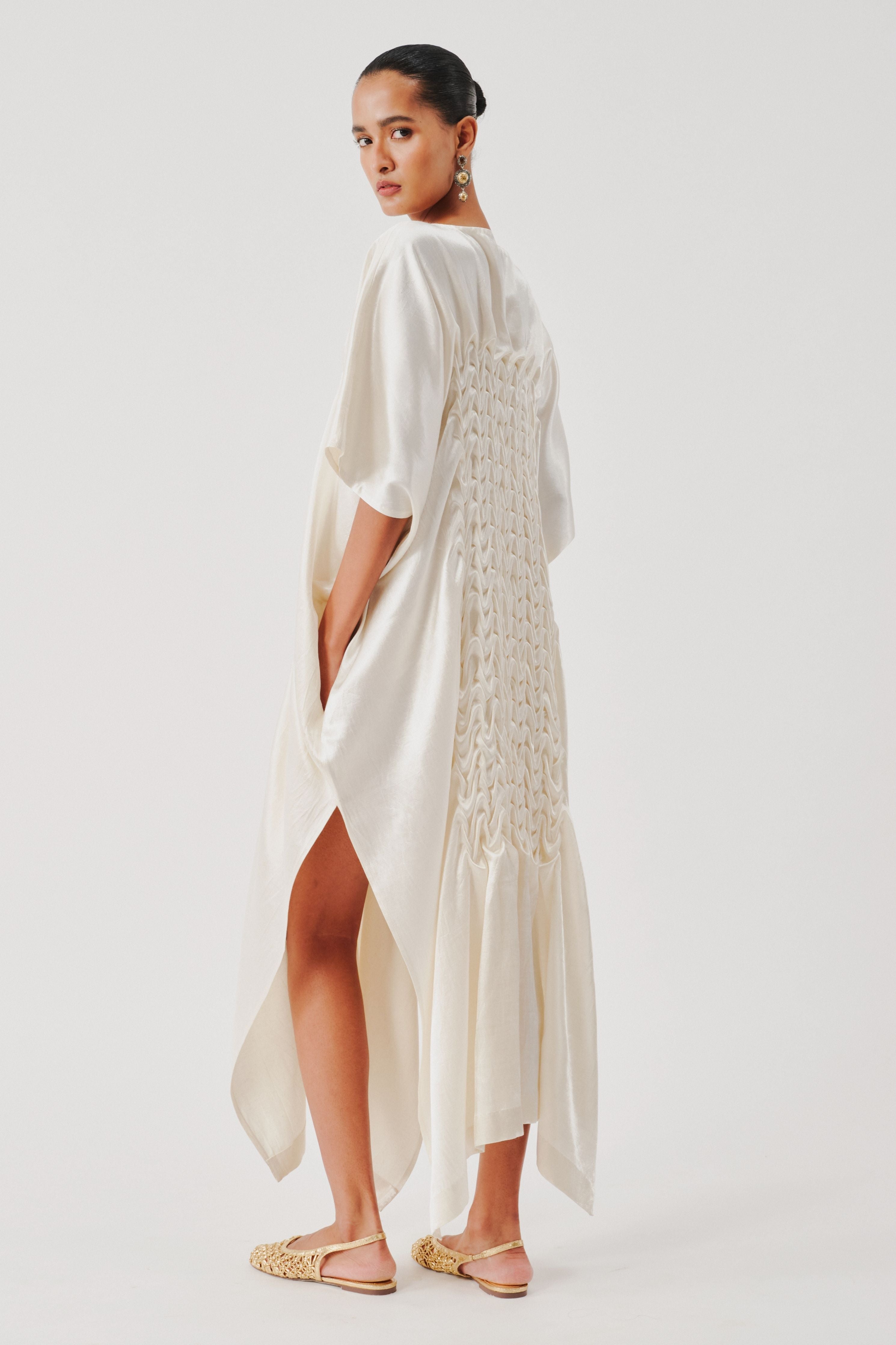 White Coral Dress