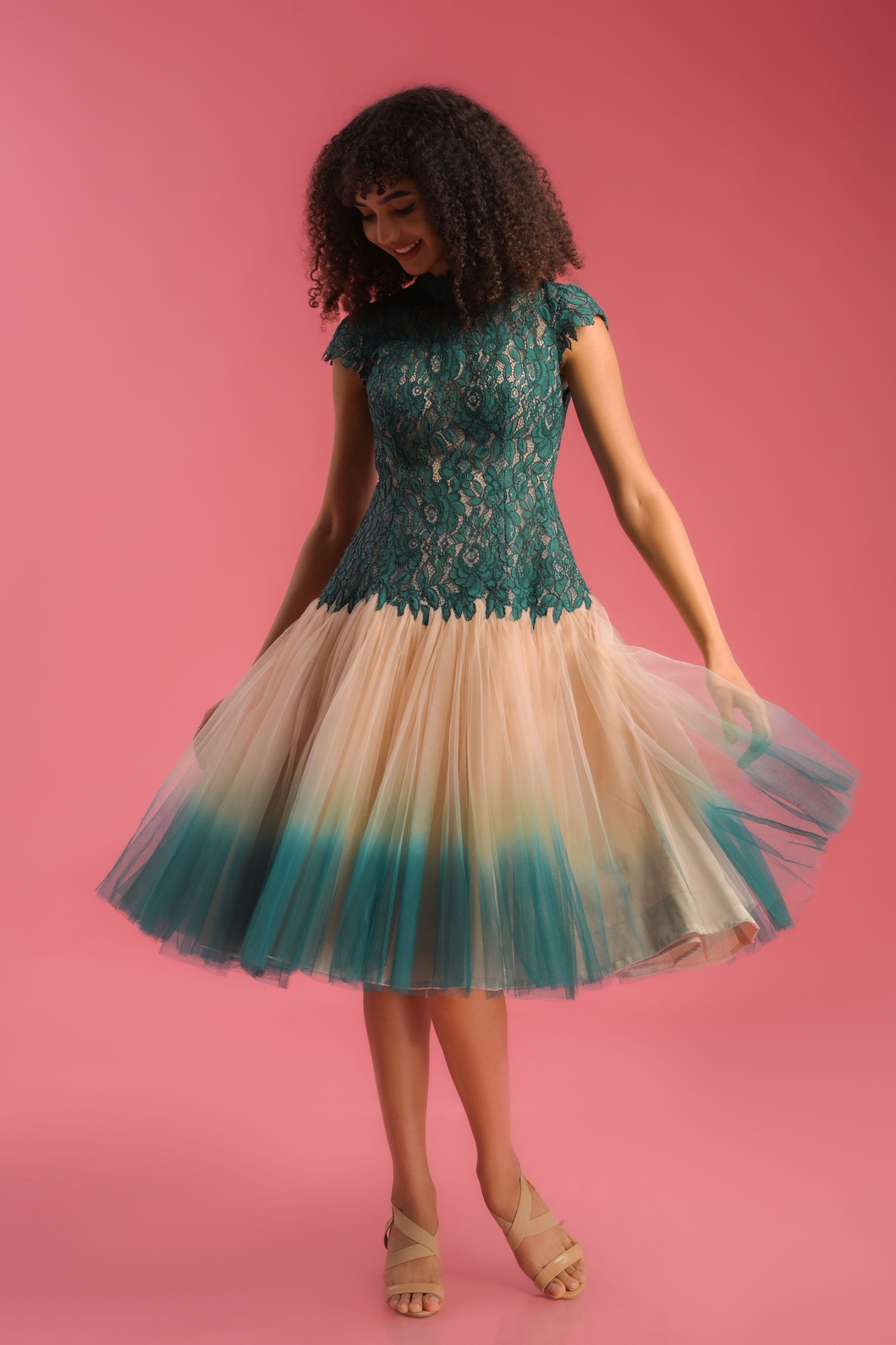 Charlotte kaitoke Duotone Dress