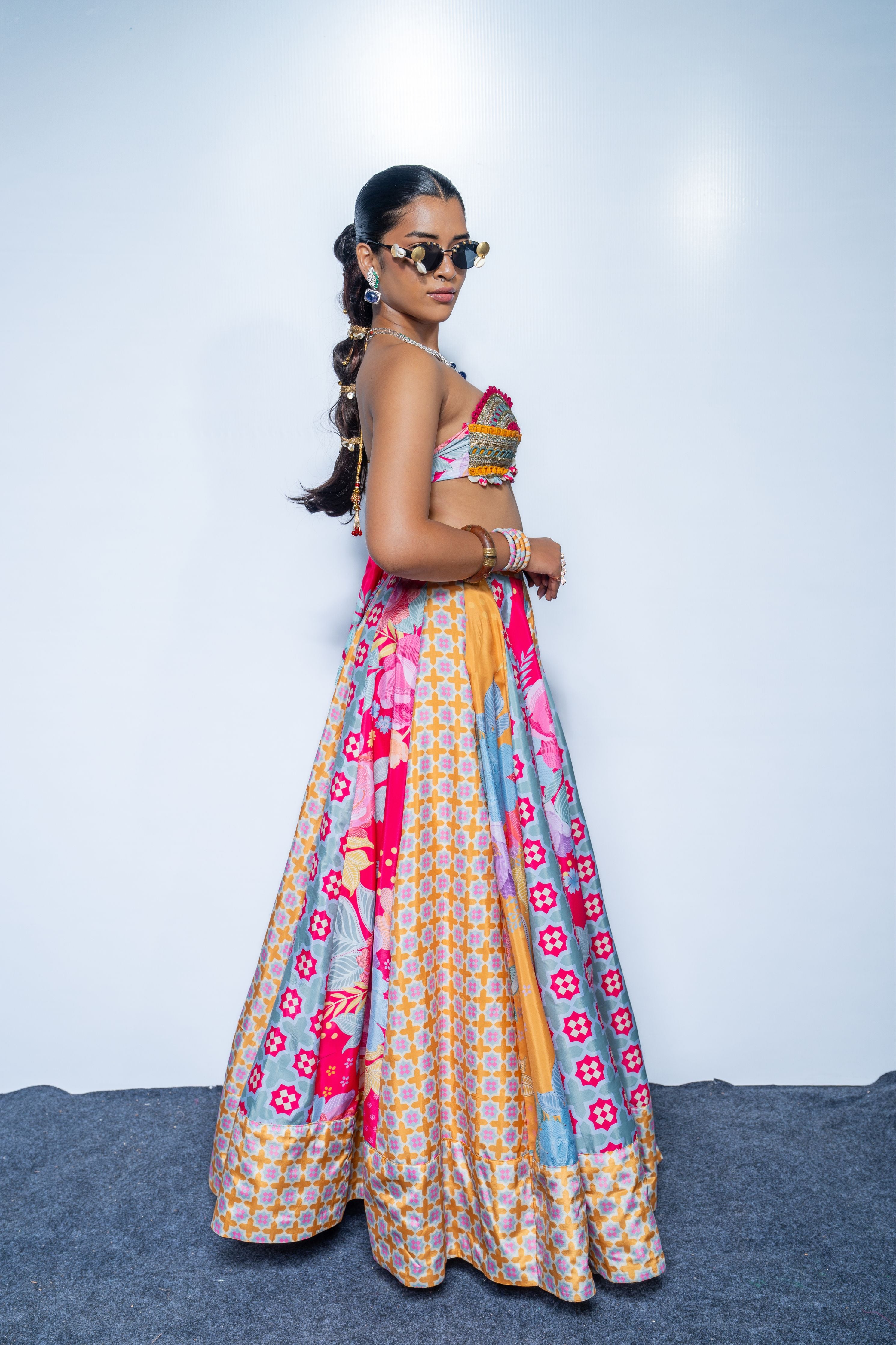 Mosaic Lehenga Set