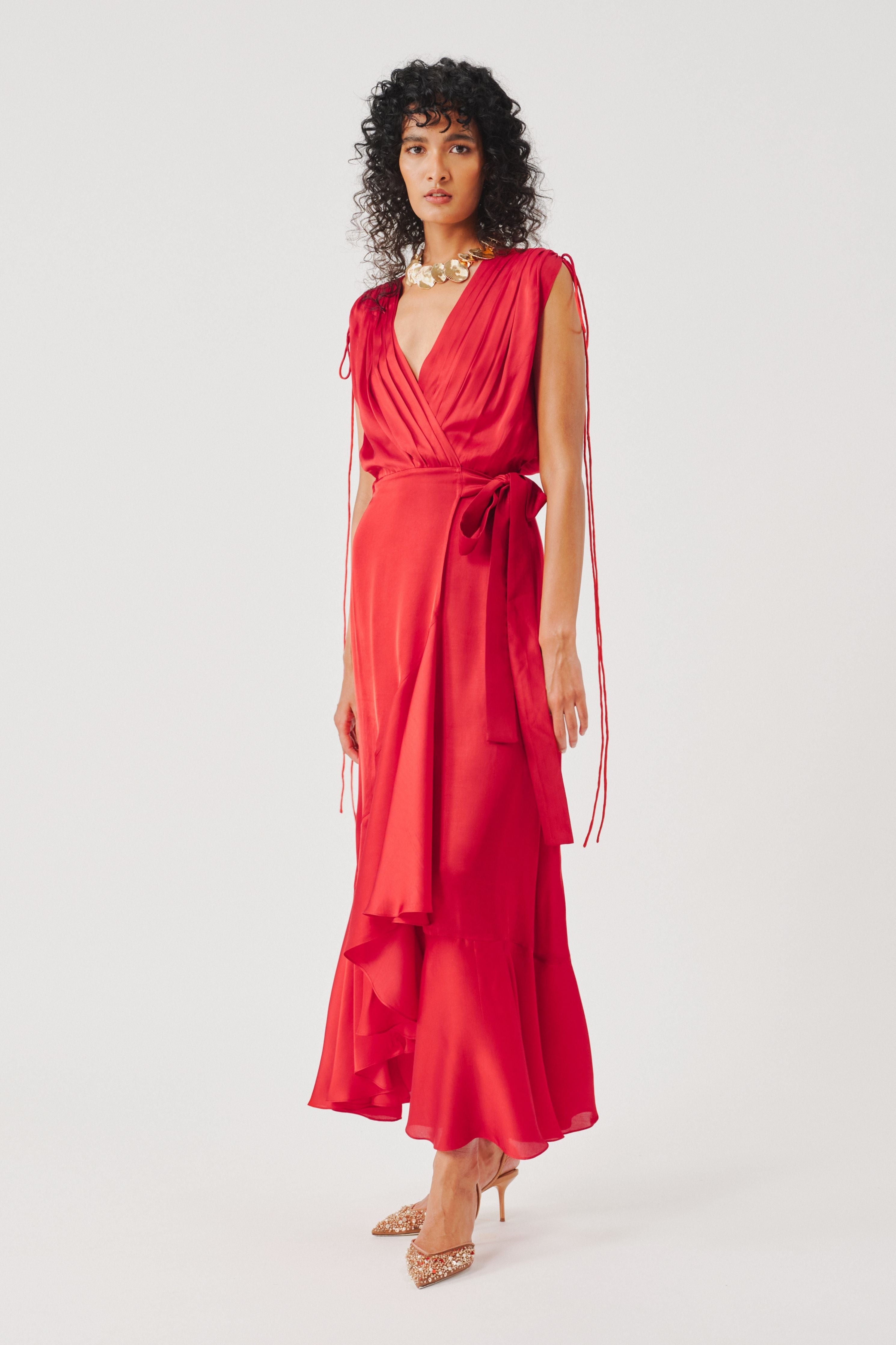 Rumba Dress in Red
