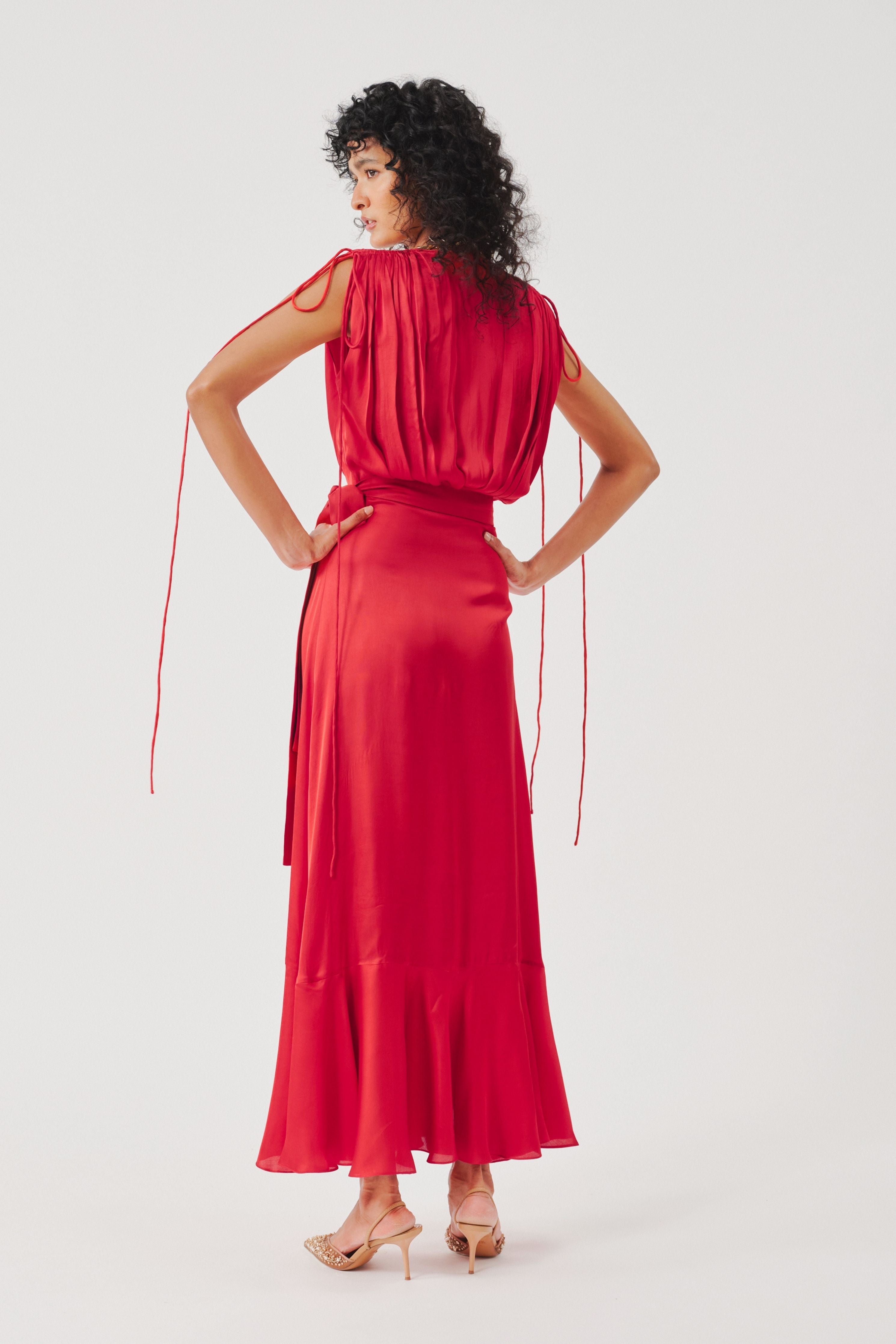 Rumba Dress in Red