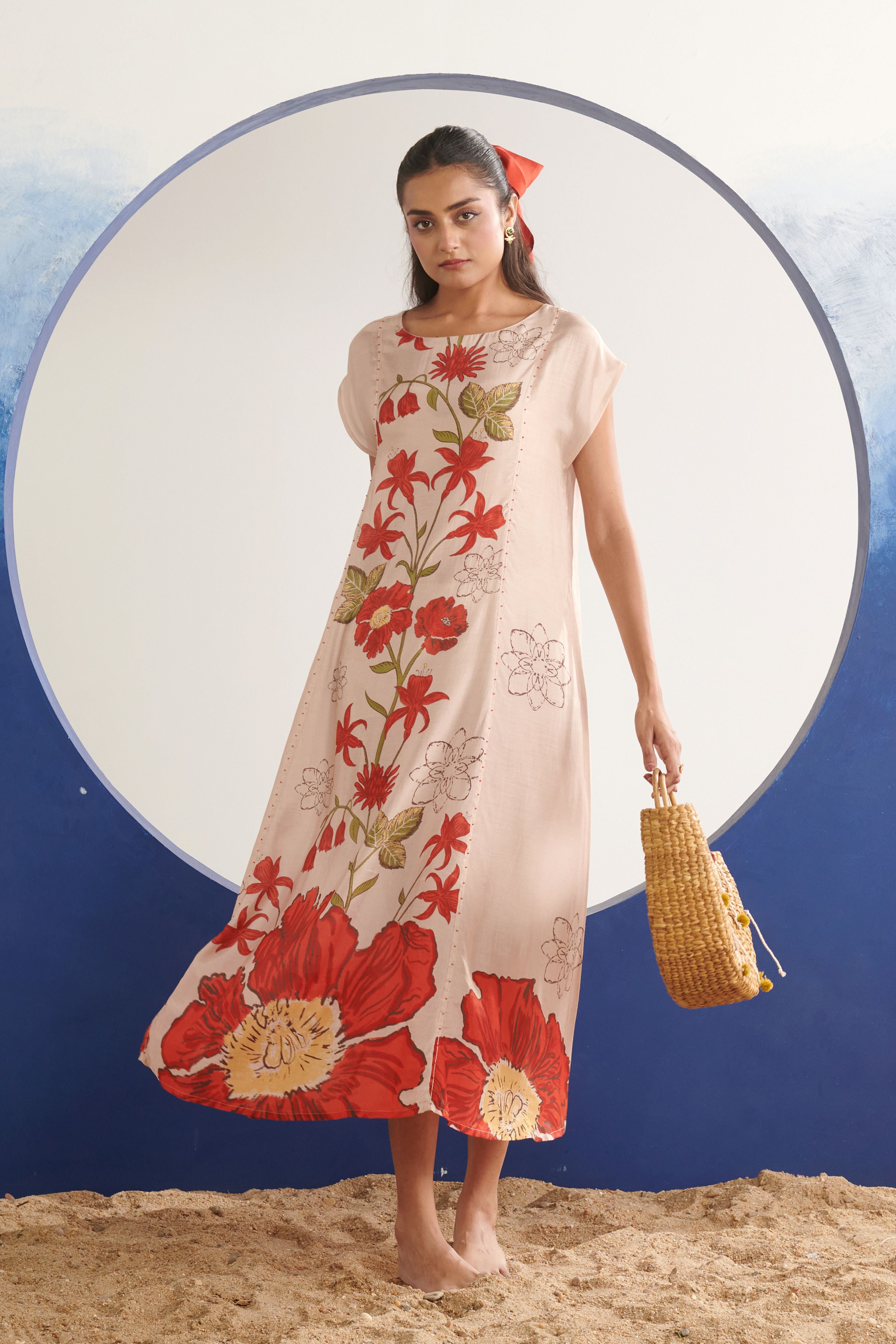 Iris Blush Straight Dress