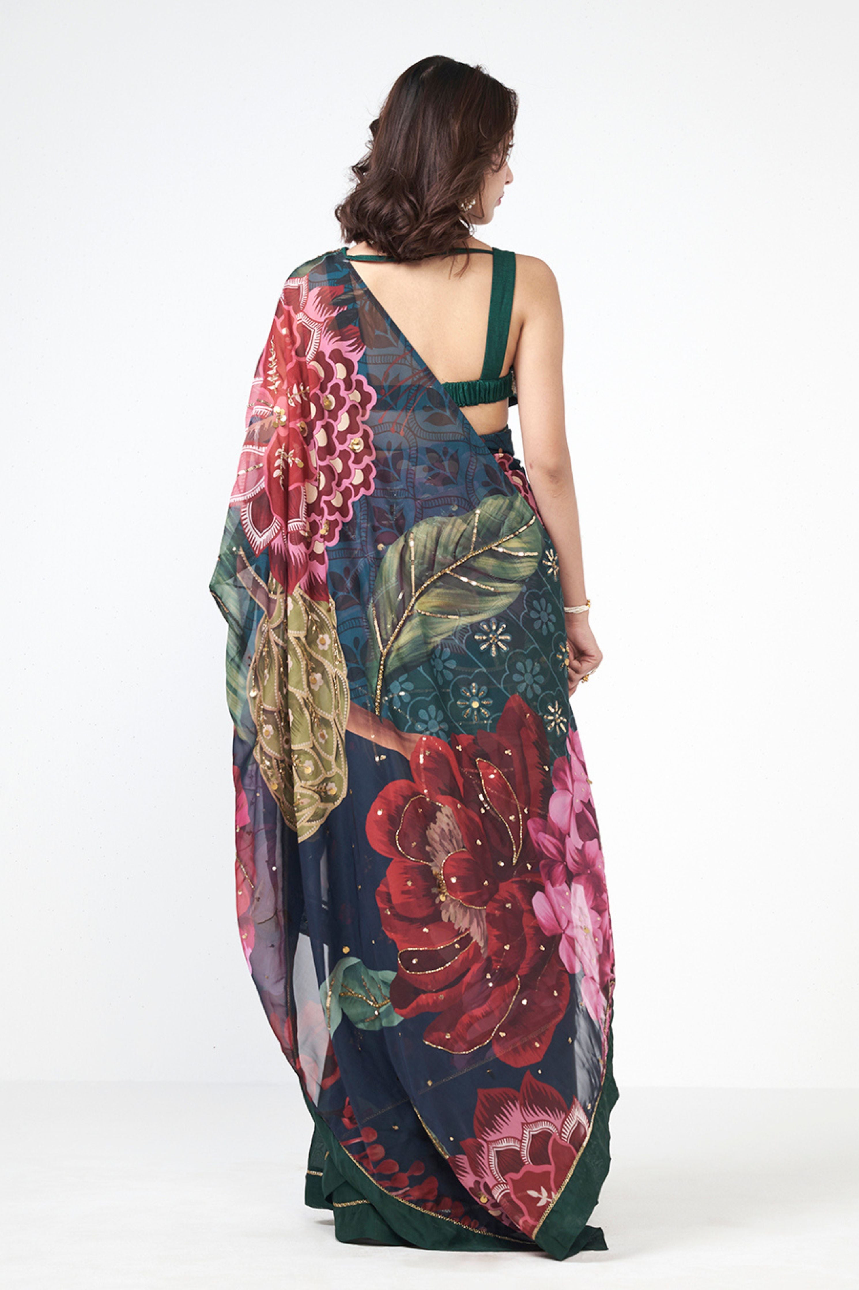 Corbet Glam Wrap Saree