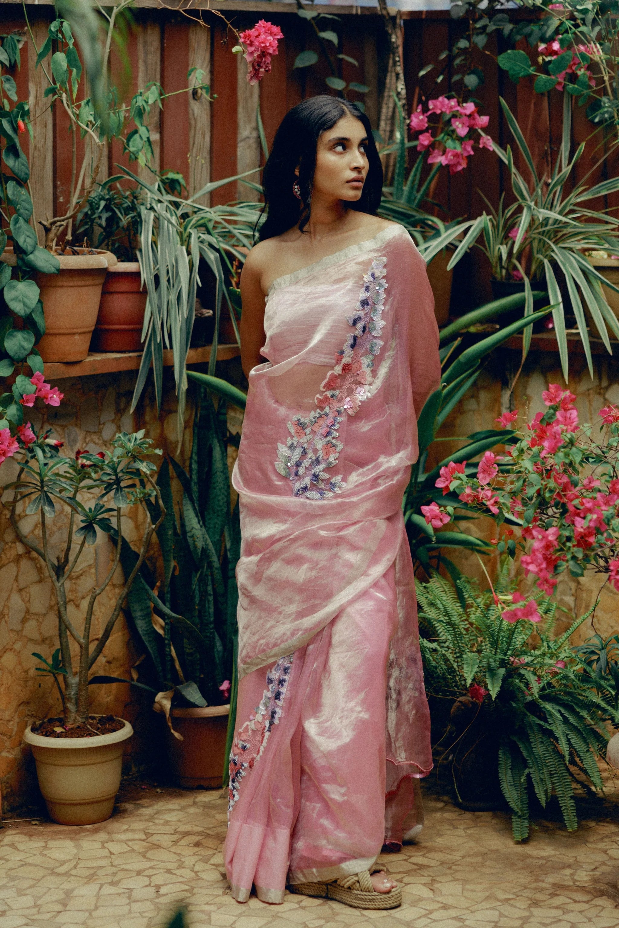 Bluebonnet Saree