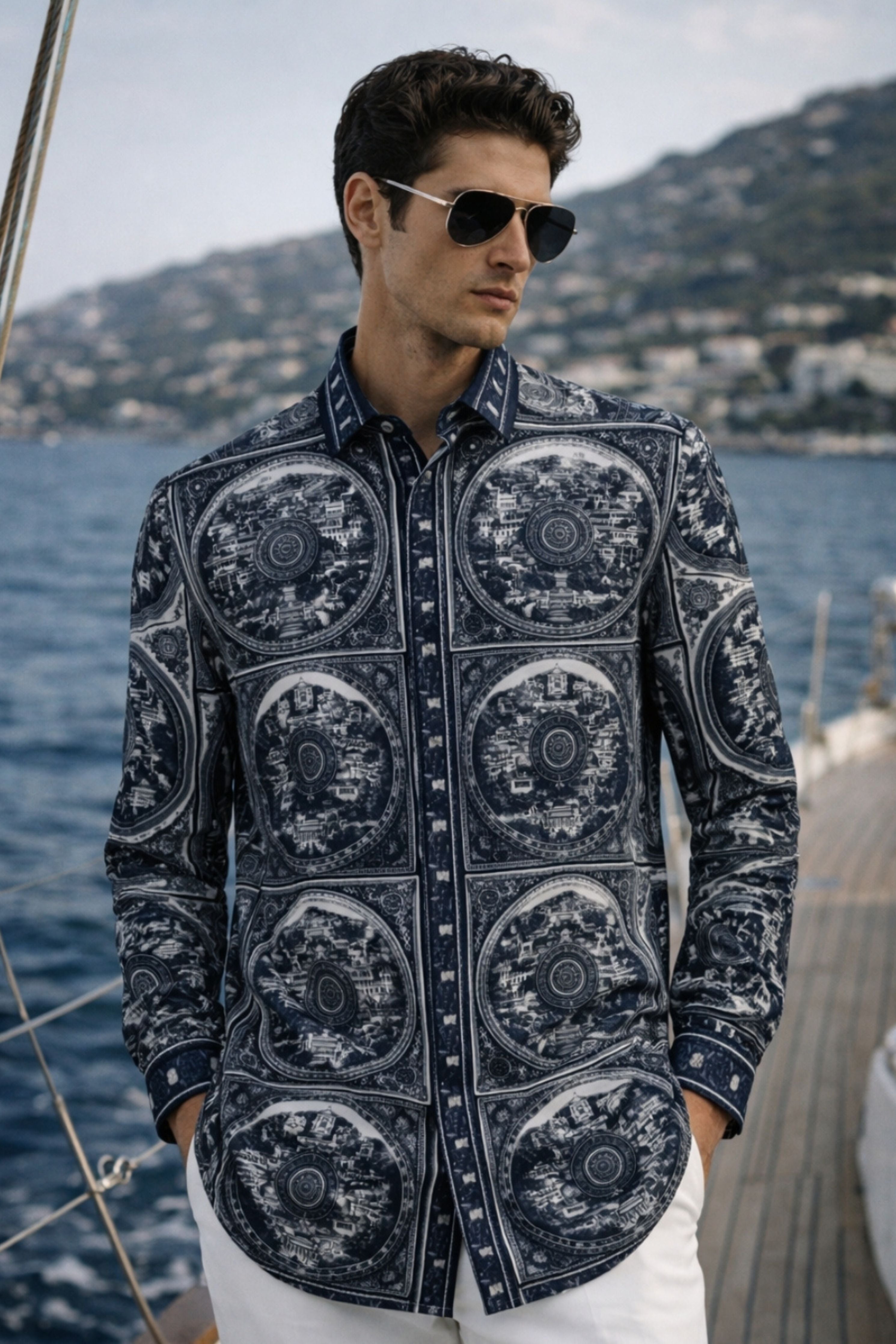 Alekh Nautical Printed Shirt