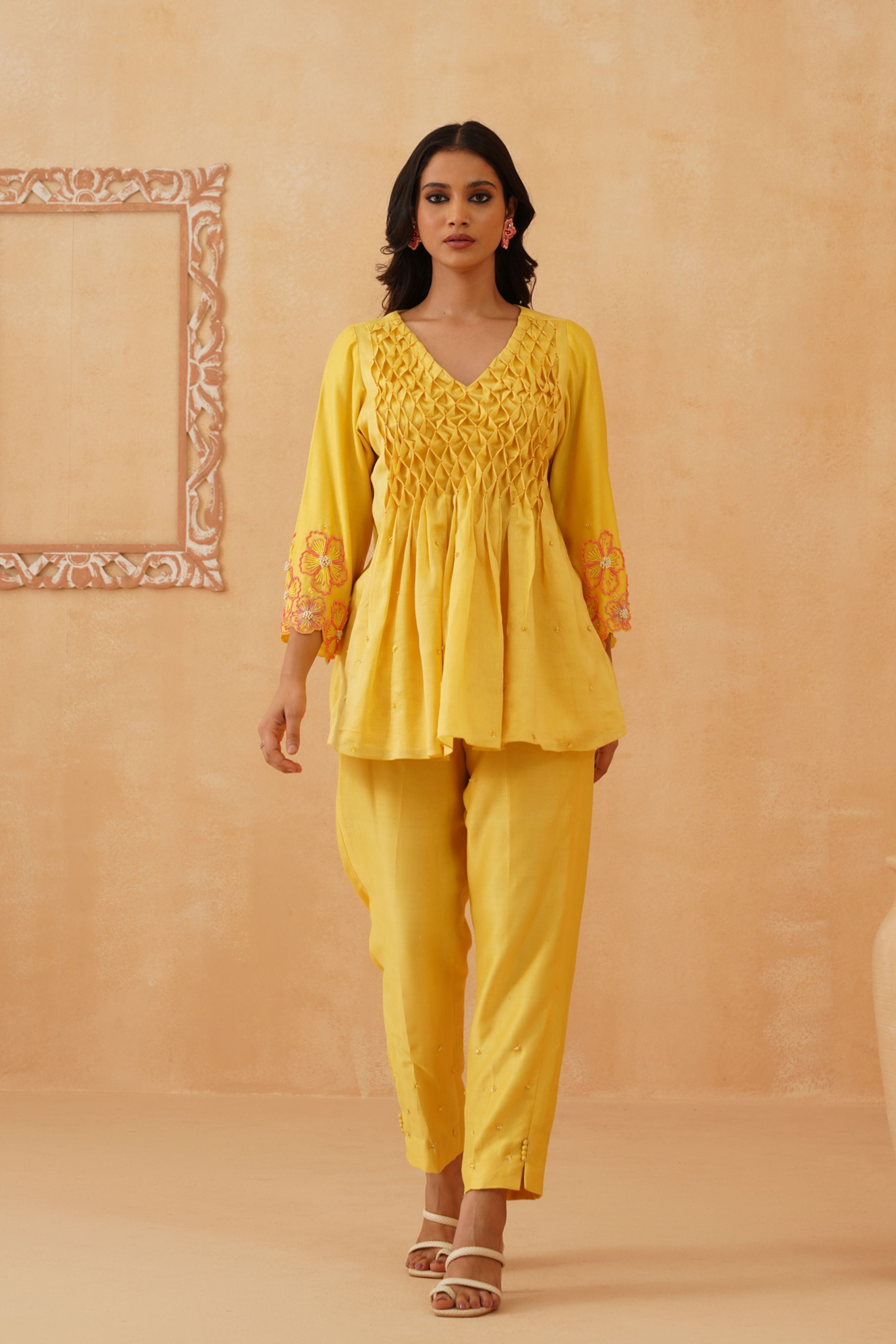 Hoor Yellow Co-Ord Set
