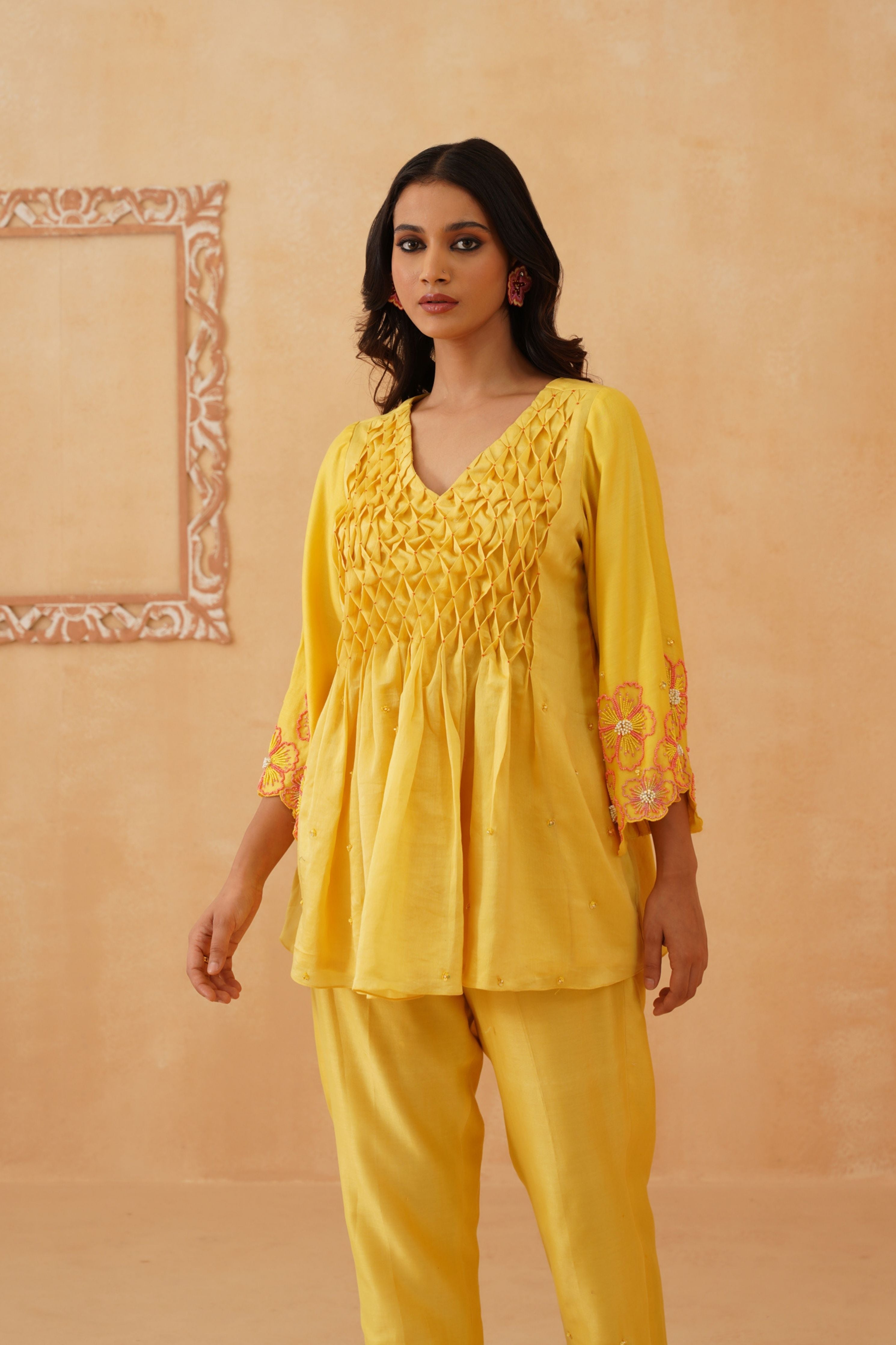 Hoor Yellow Co-Ord Set