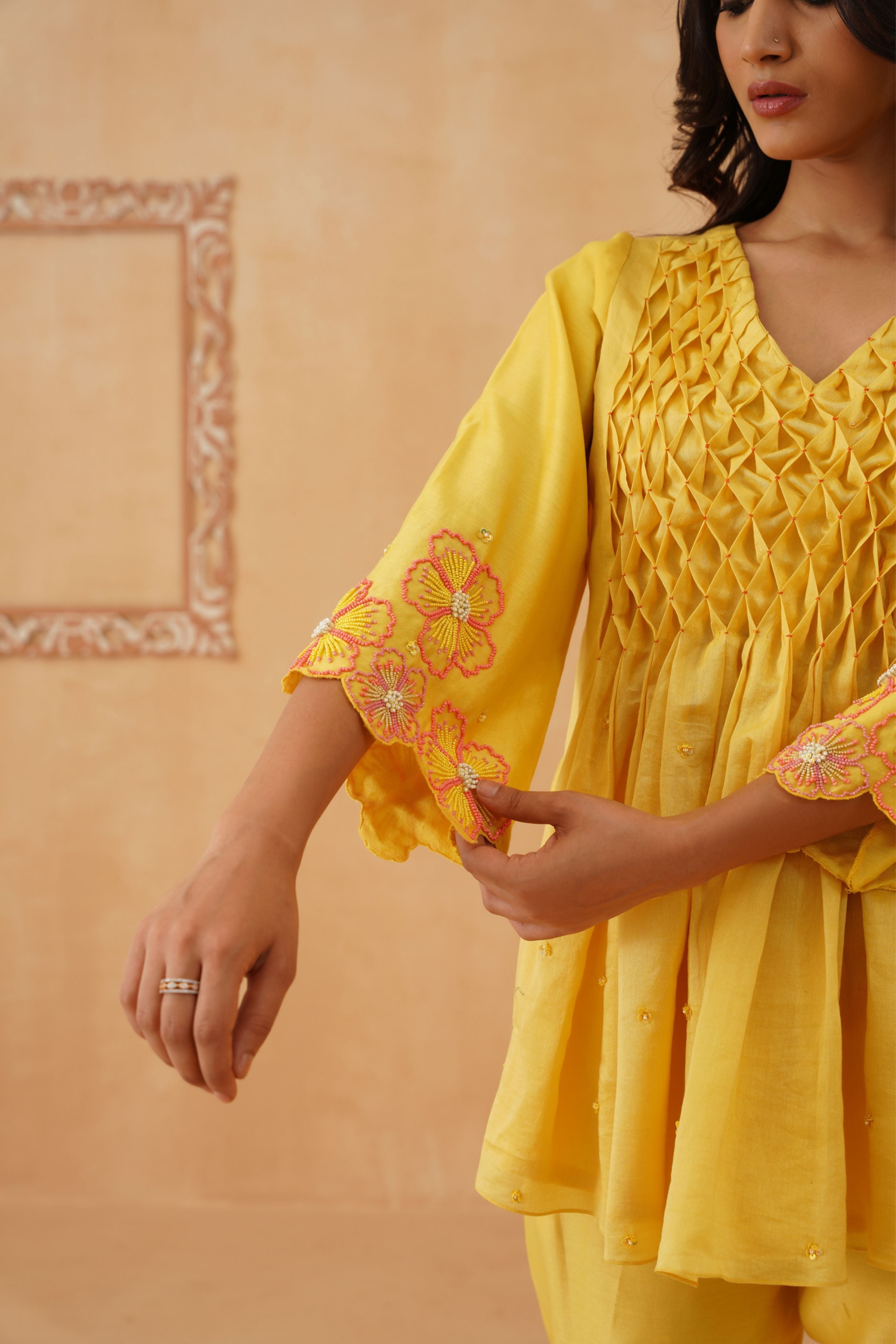 Hoor Yellow Co-Ord Set