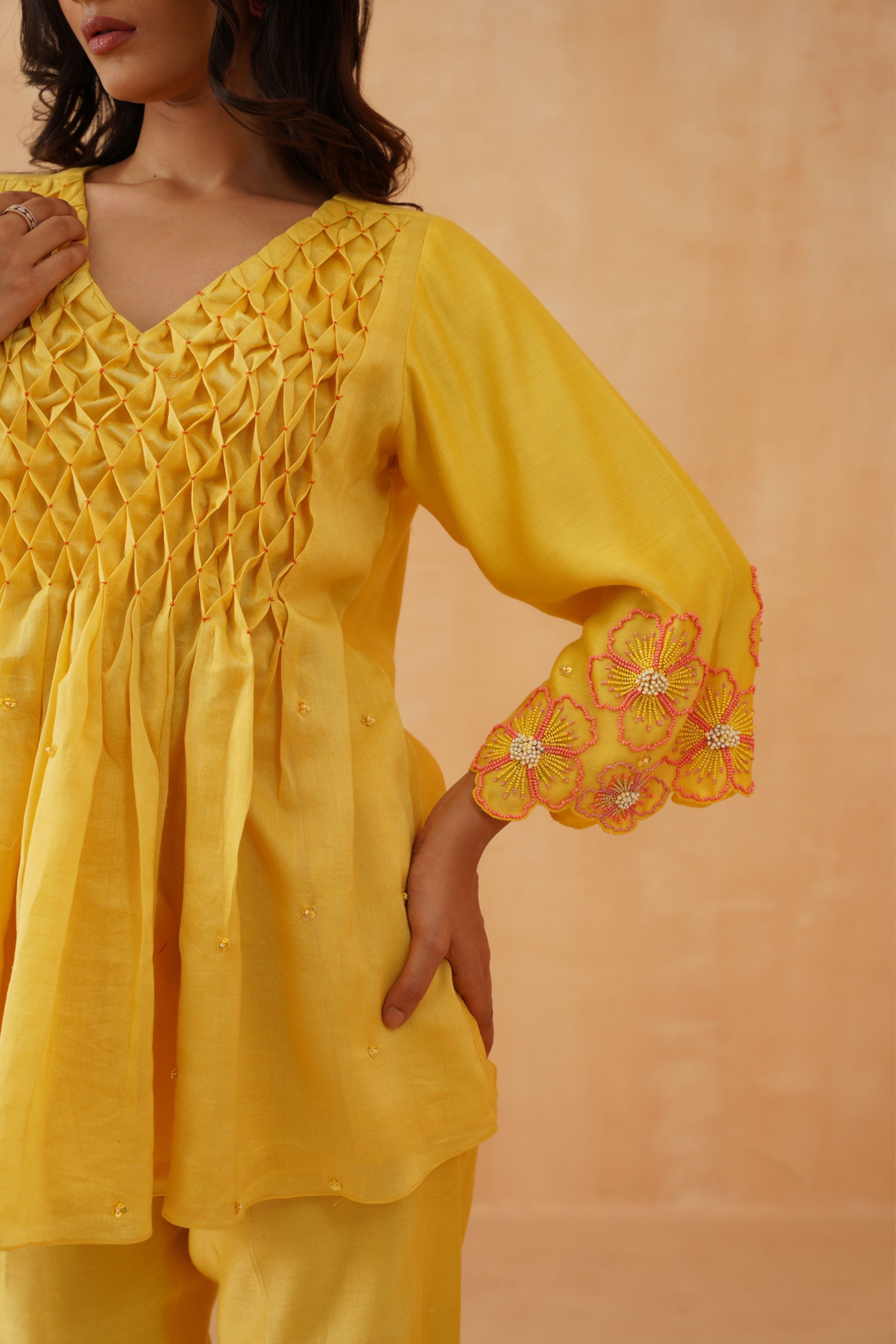 Hoor Yellow Co-Ord Set