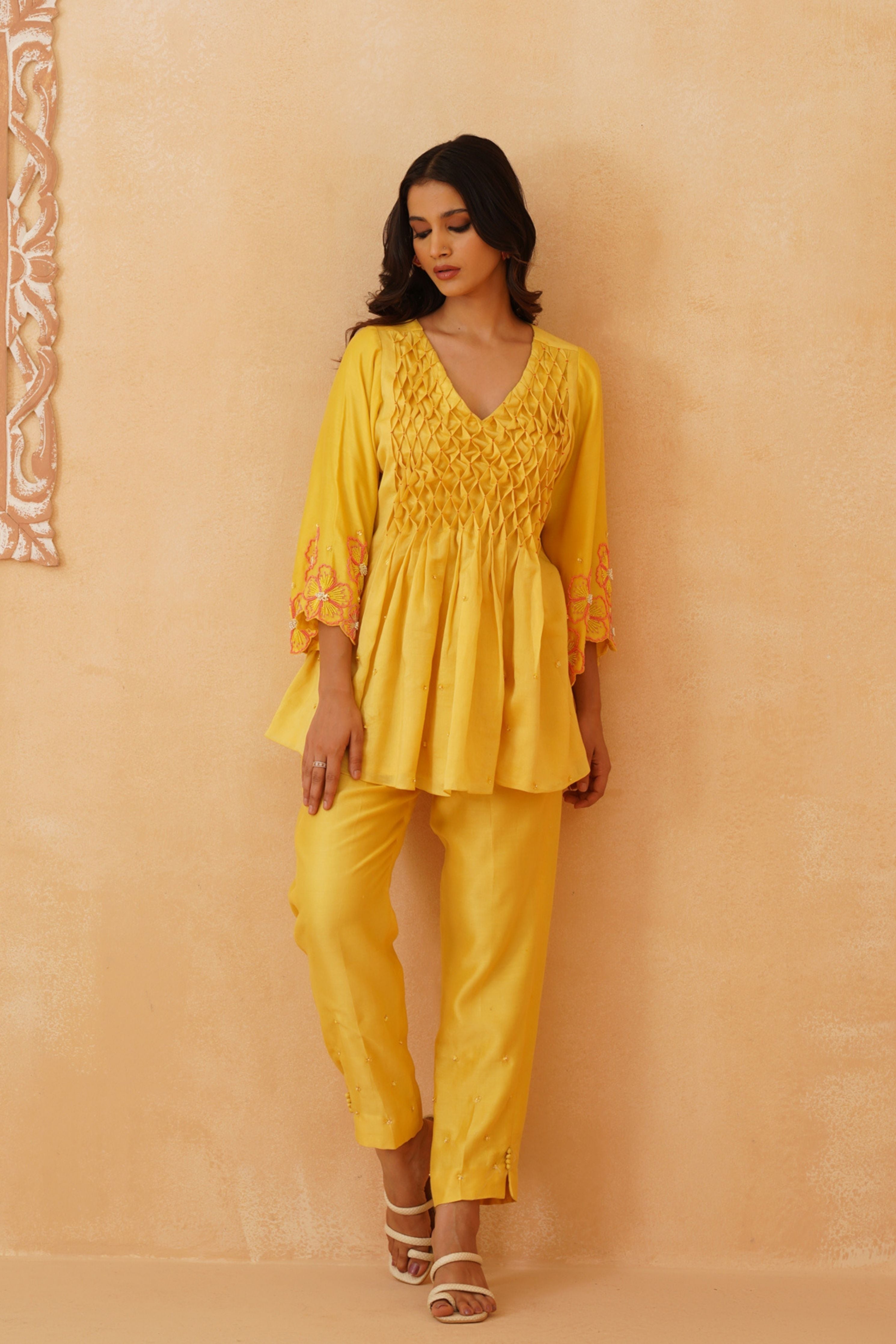 Hoor Yellow Co-Ord Set