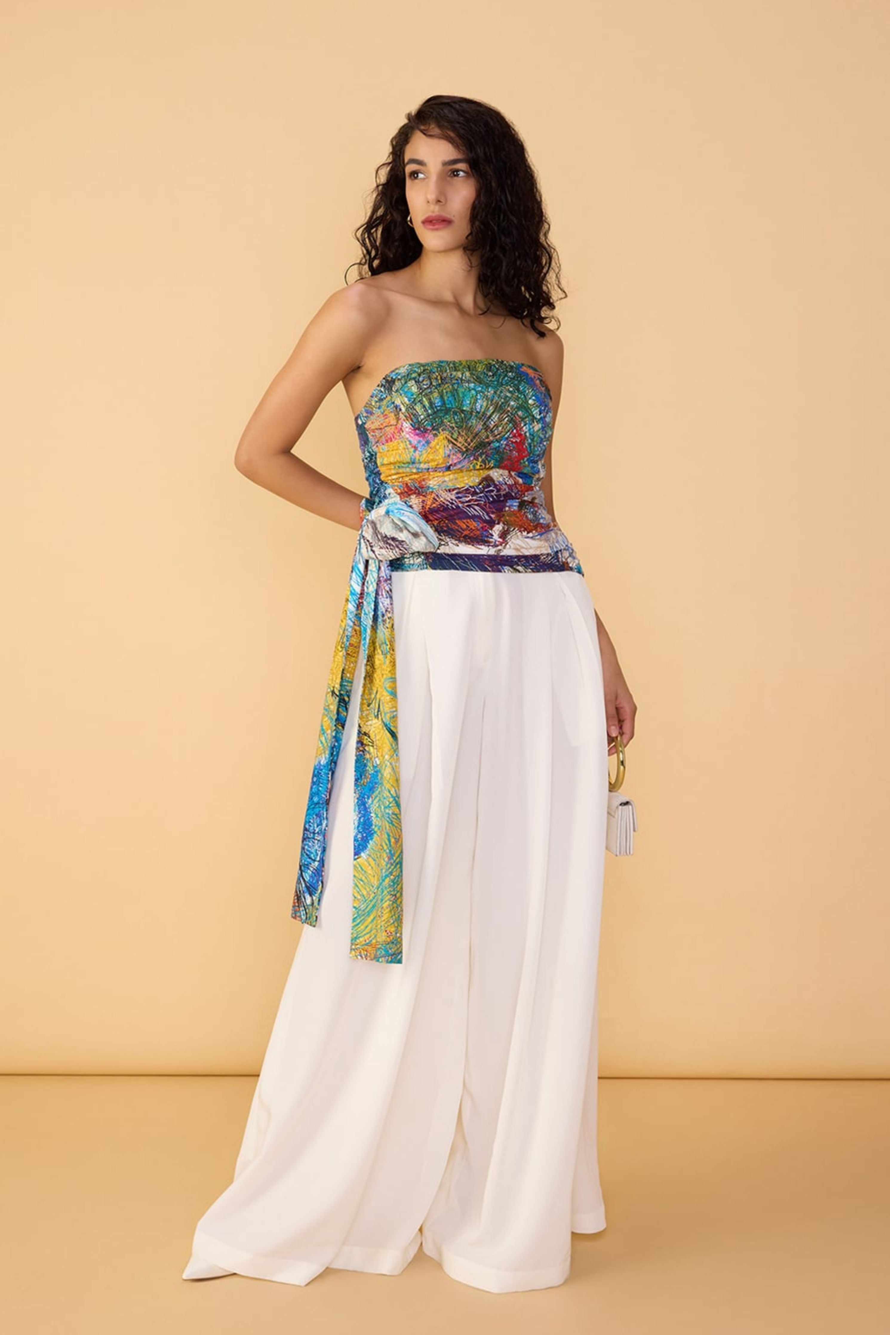 Amina Blouse With Saylor Palazzo