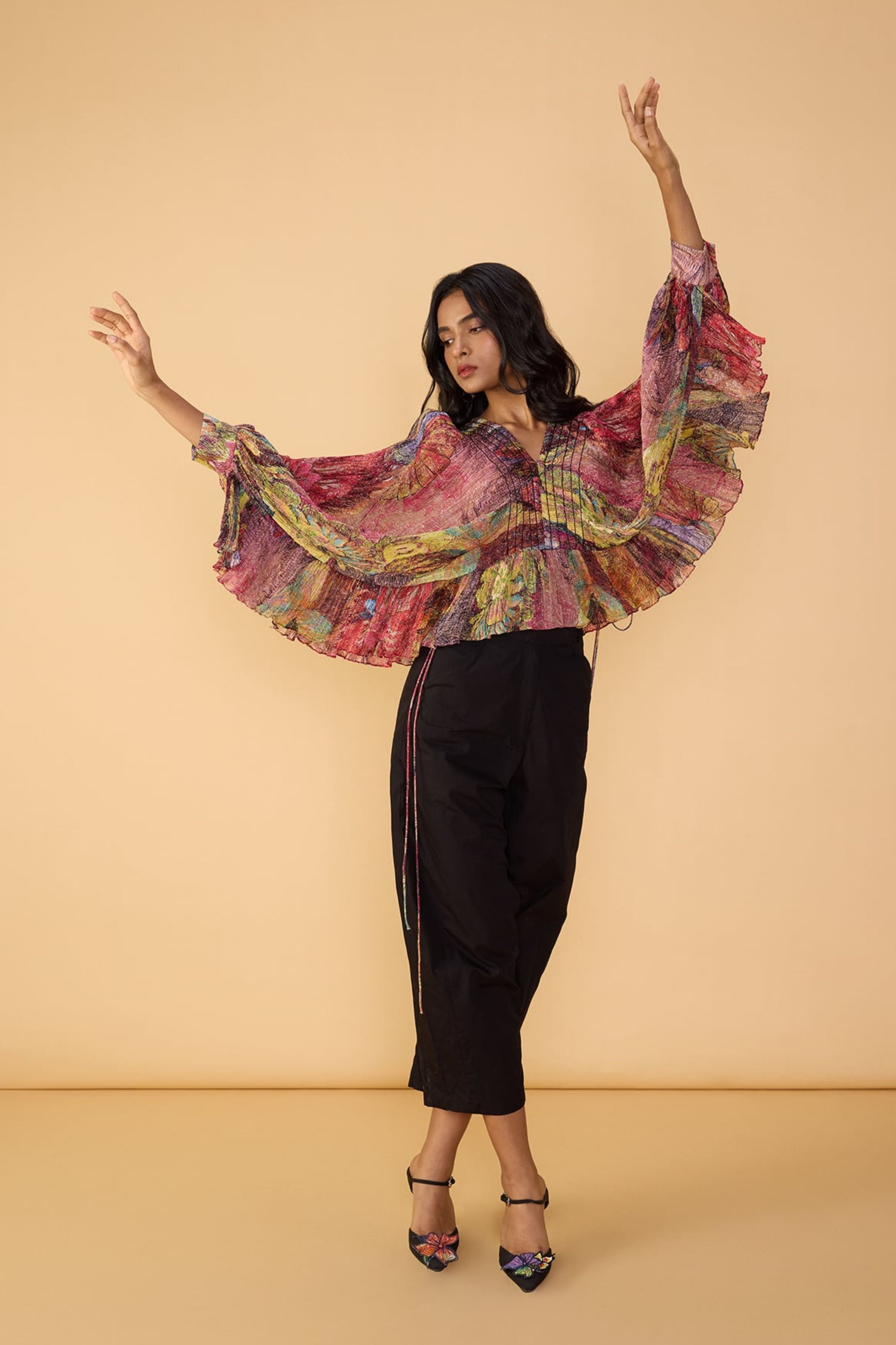 Heather Blouse With Loly Trousers