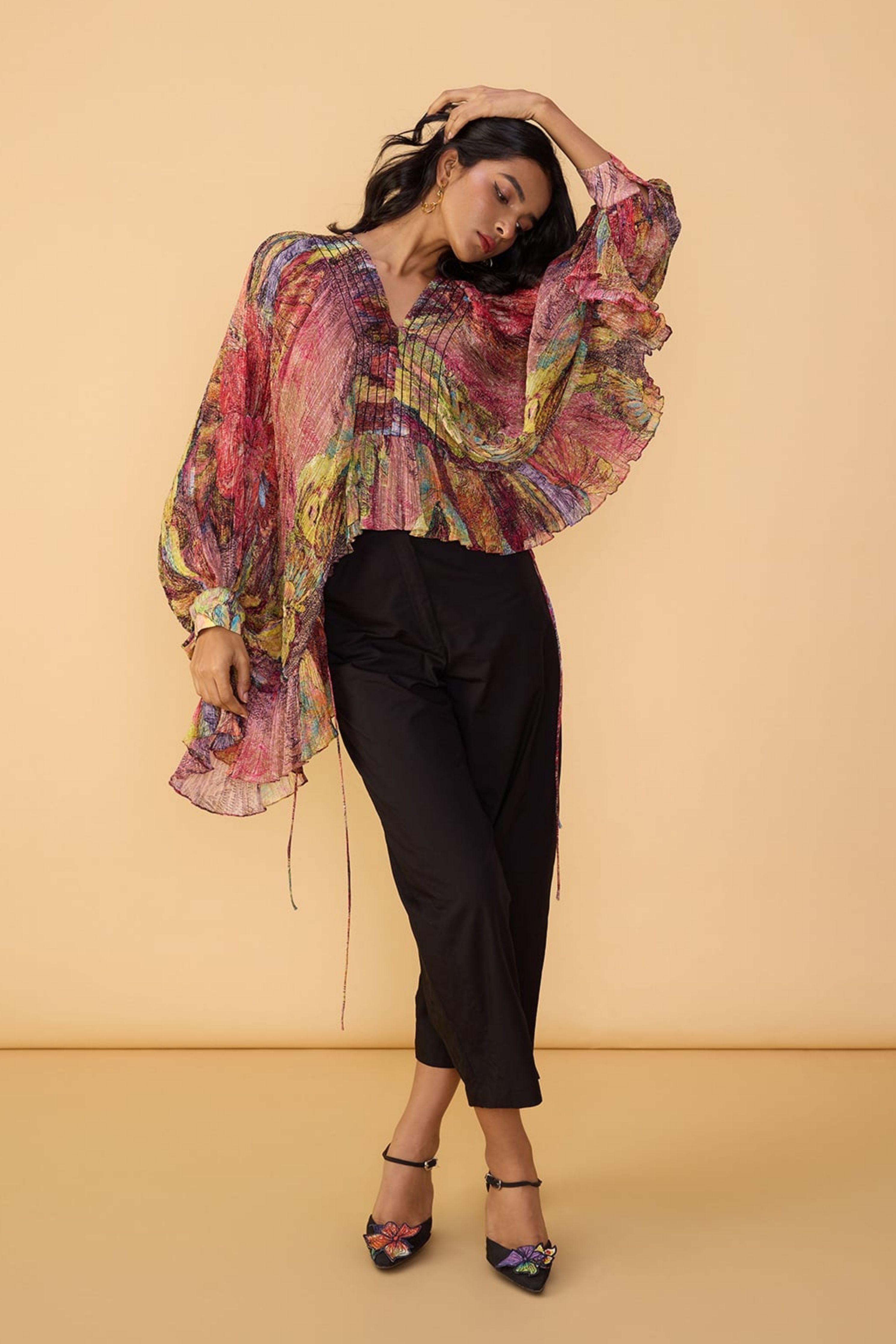Heather Blouse With Loly Trousers