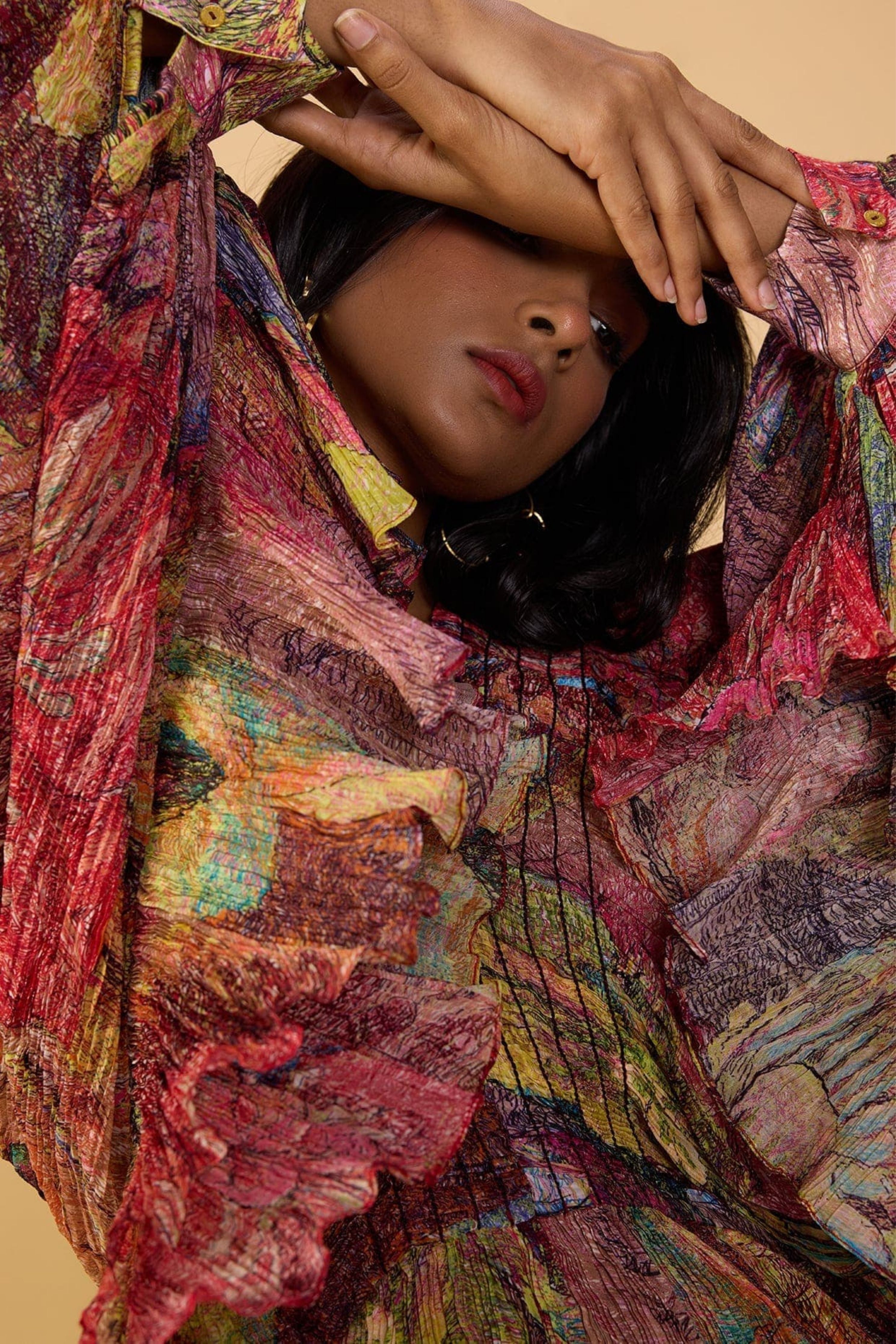 Heather Blouse With Loly Trousers