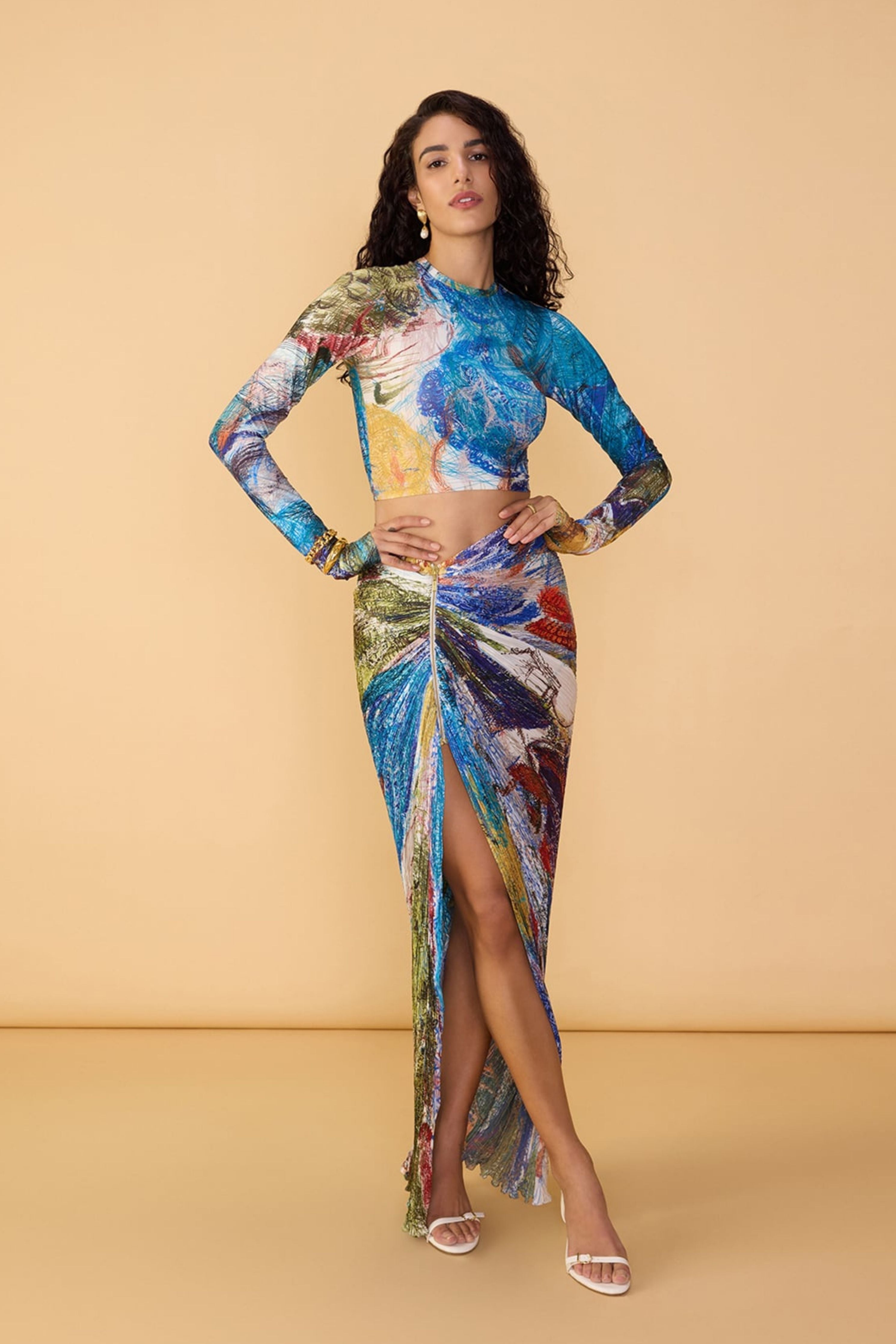 Gigi Blouse With Gigi Skirt