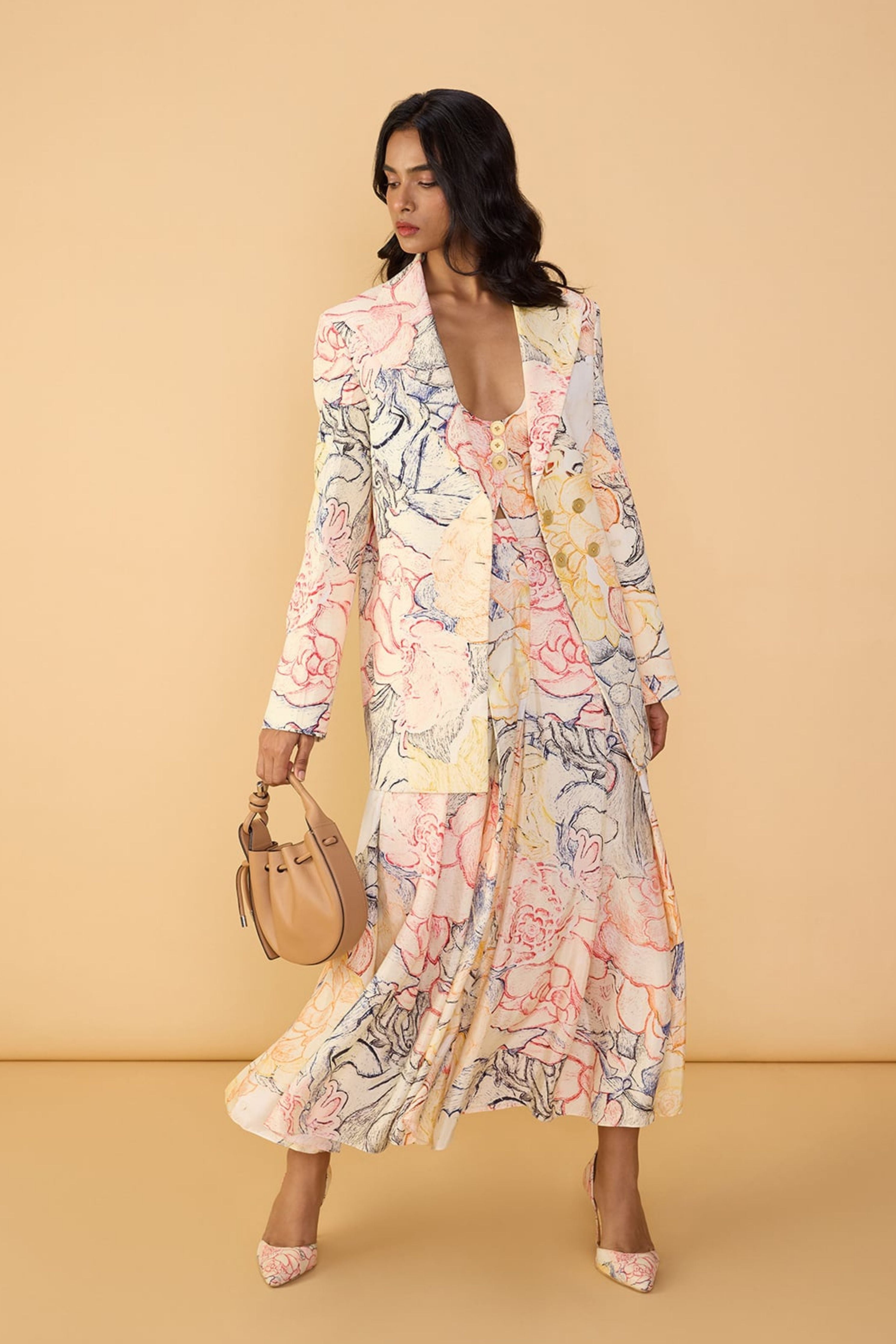 Miranda Blazer With Delfie Waistcoat And Polina Trousers