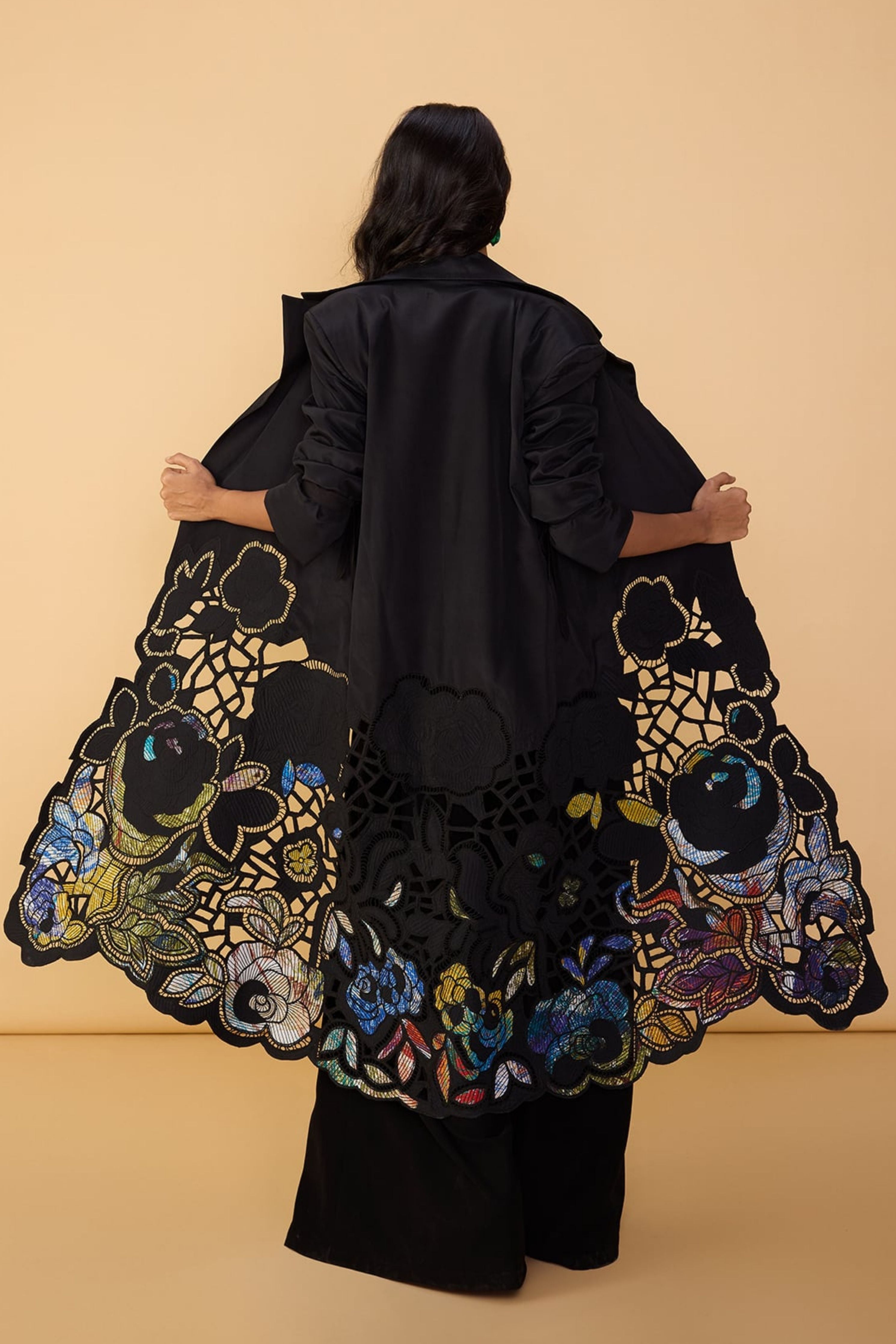 Denzel Trench With Saylor Palazzo