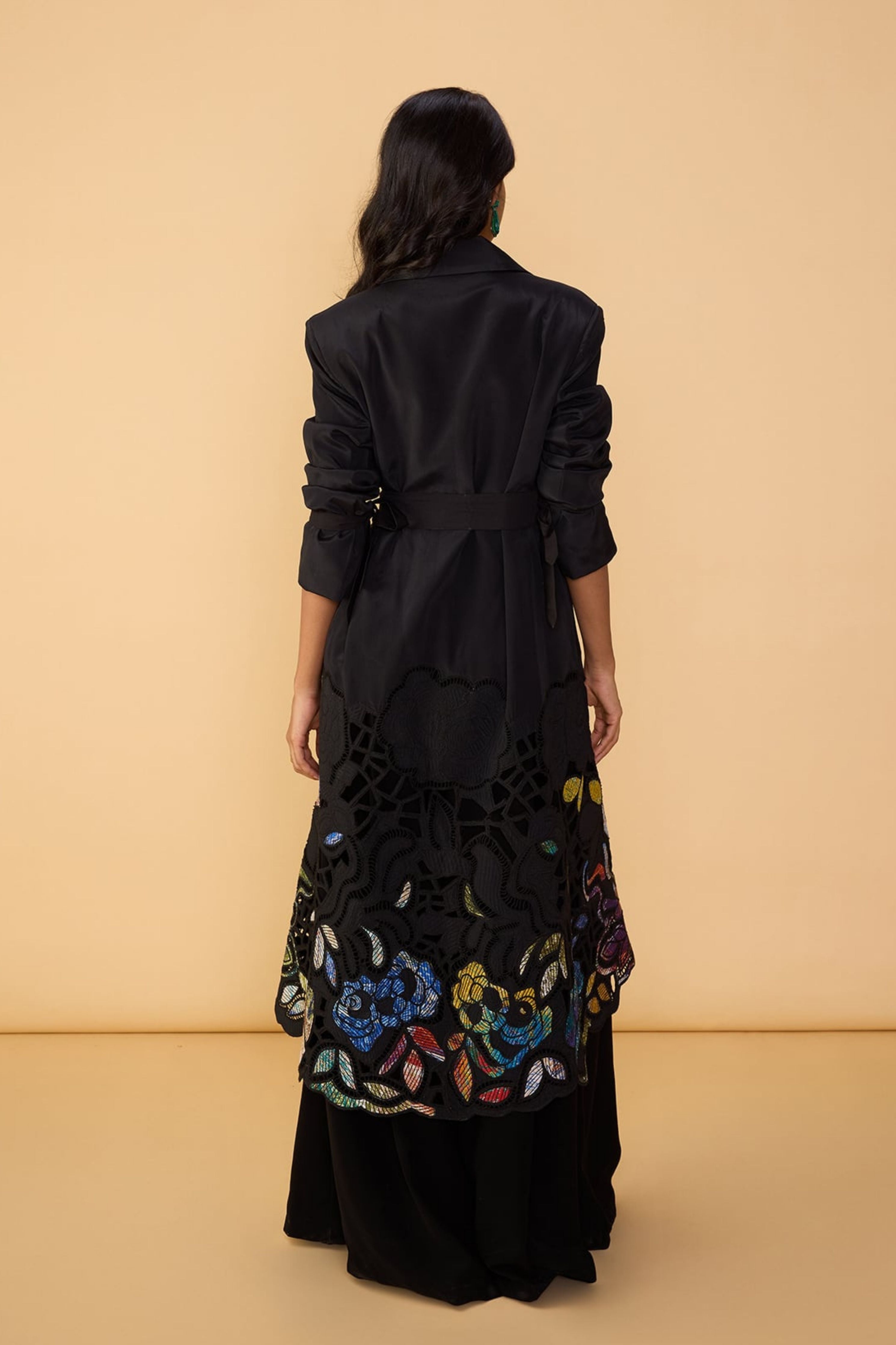 Denzel Trench With Saylor Palazzo