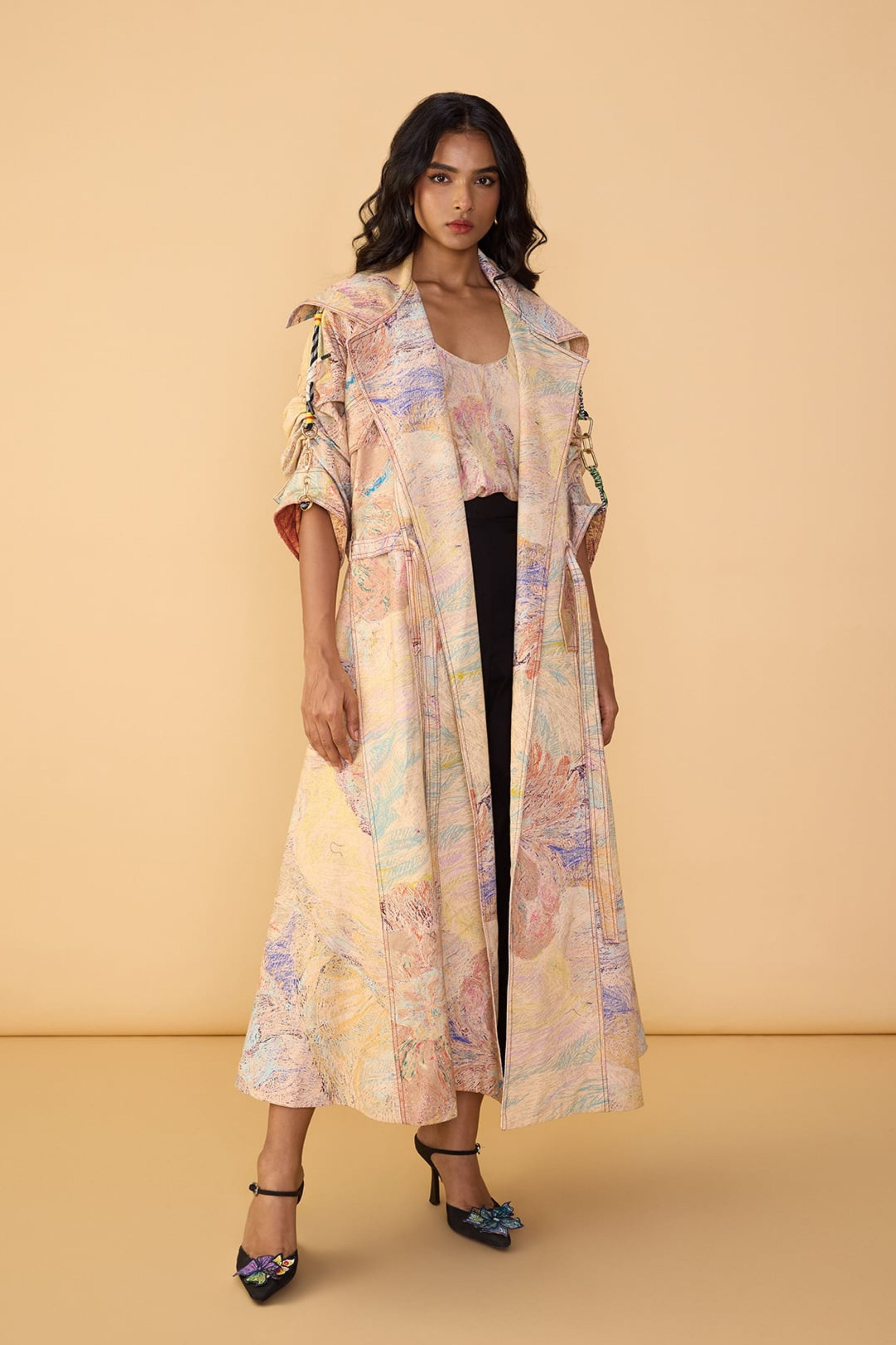 Willow Trench With Ivana Camisole & Loly Trousers