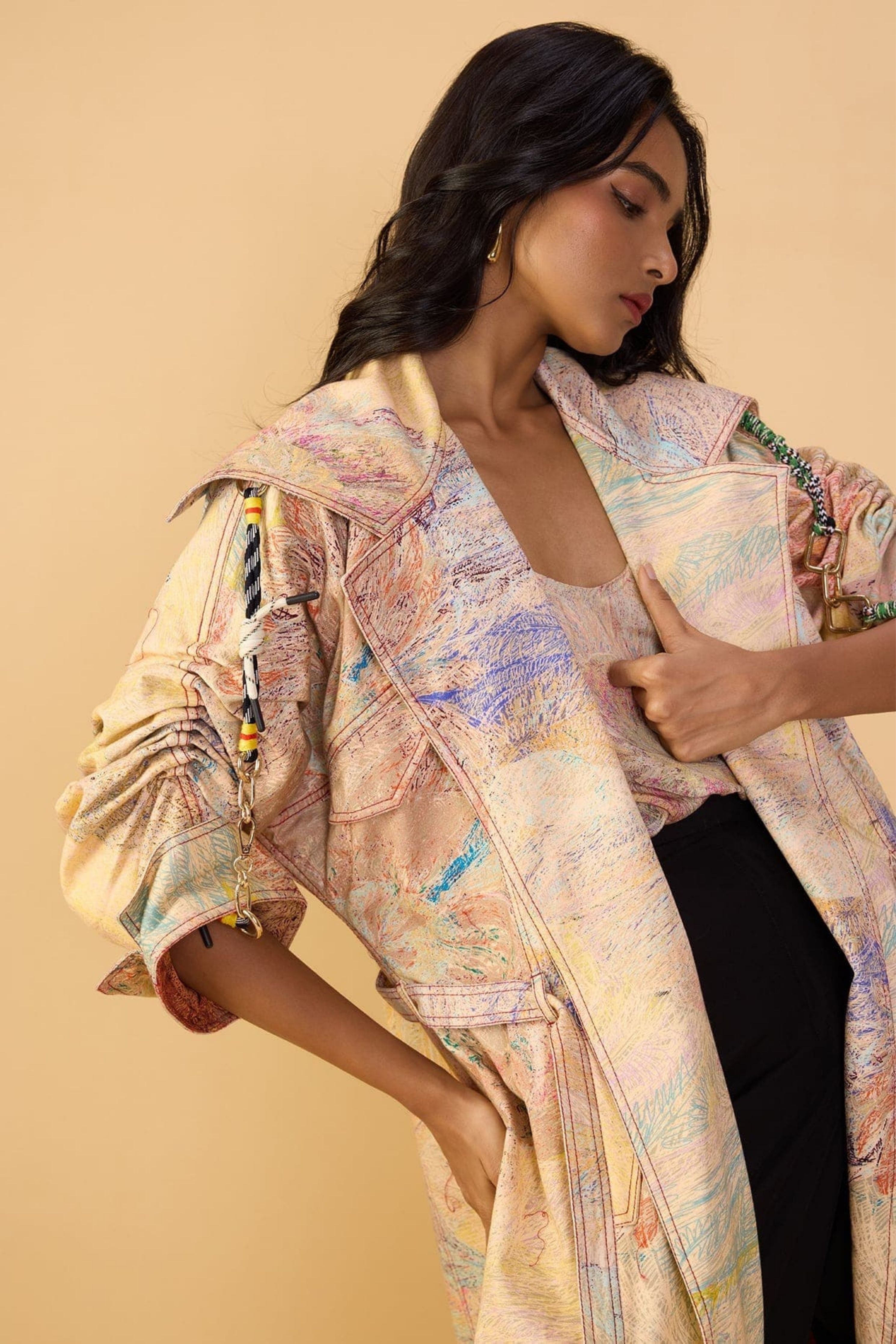 Willow Trench With Ivana Camisole & Loly Trousers