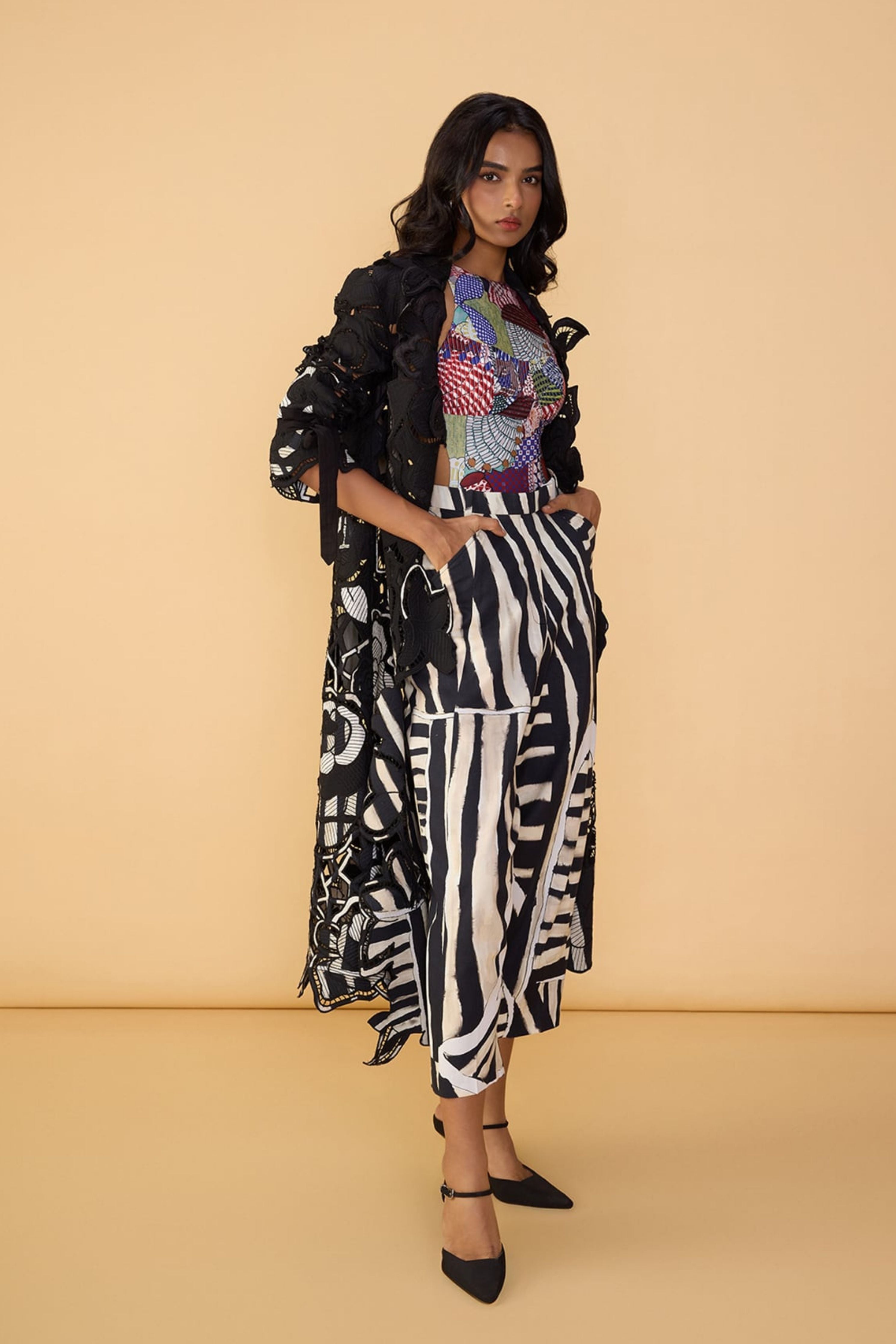 Mel Trench With Elira Bodysuit & Loly Trousers