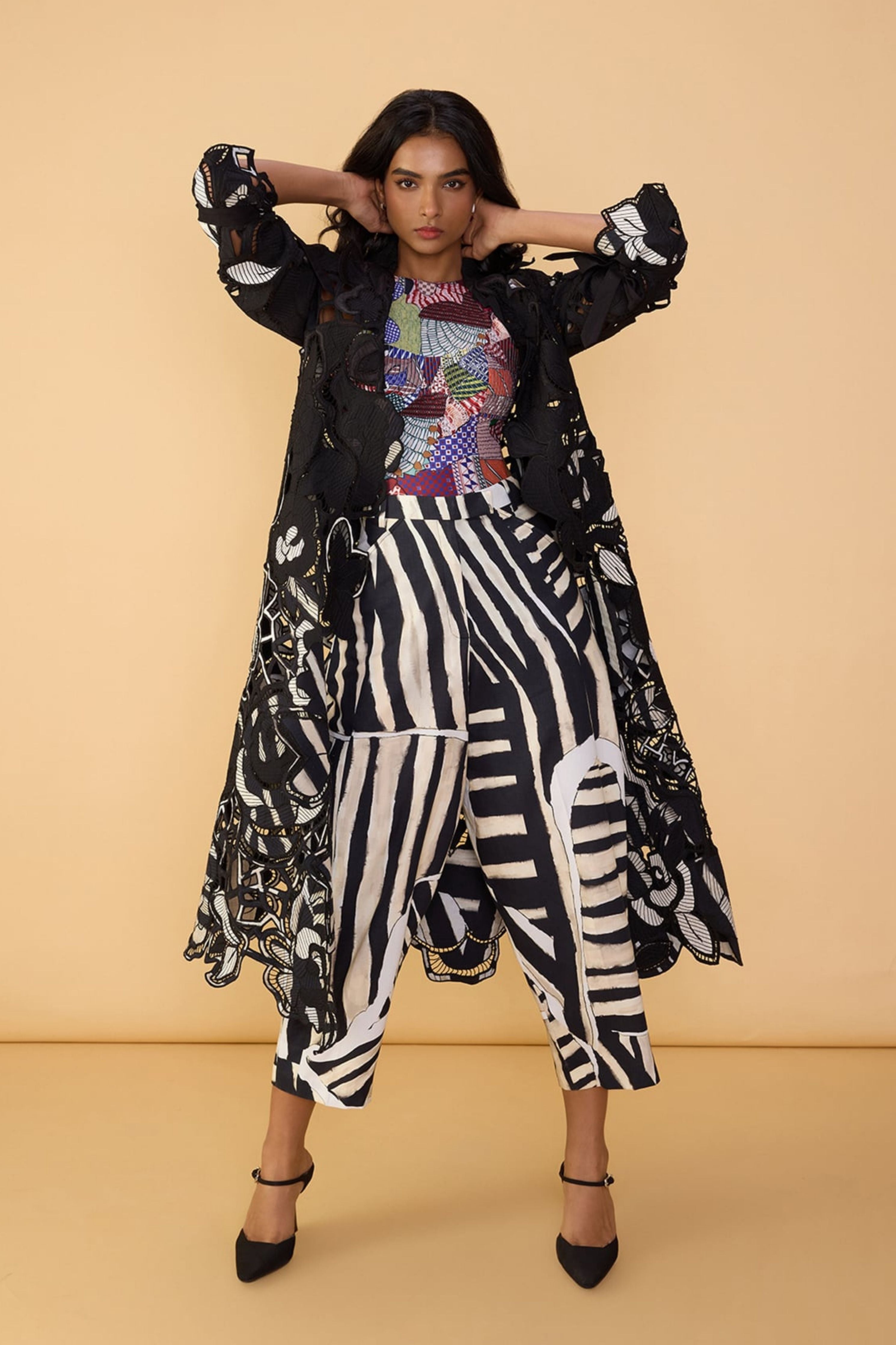 Mel Trench With Elira Bodysuit & Loly Trousers