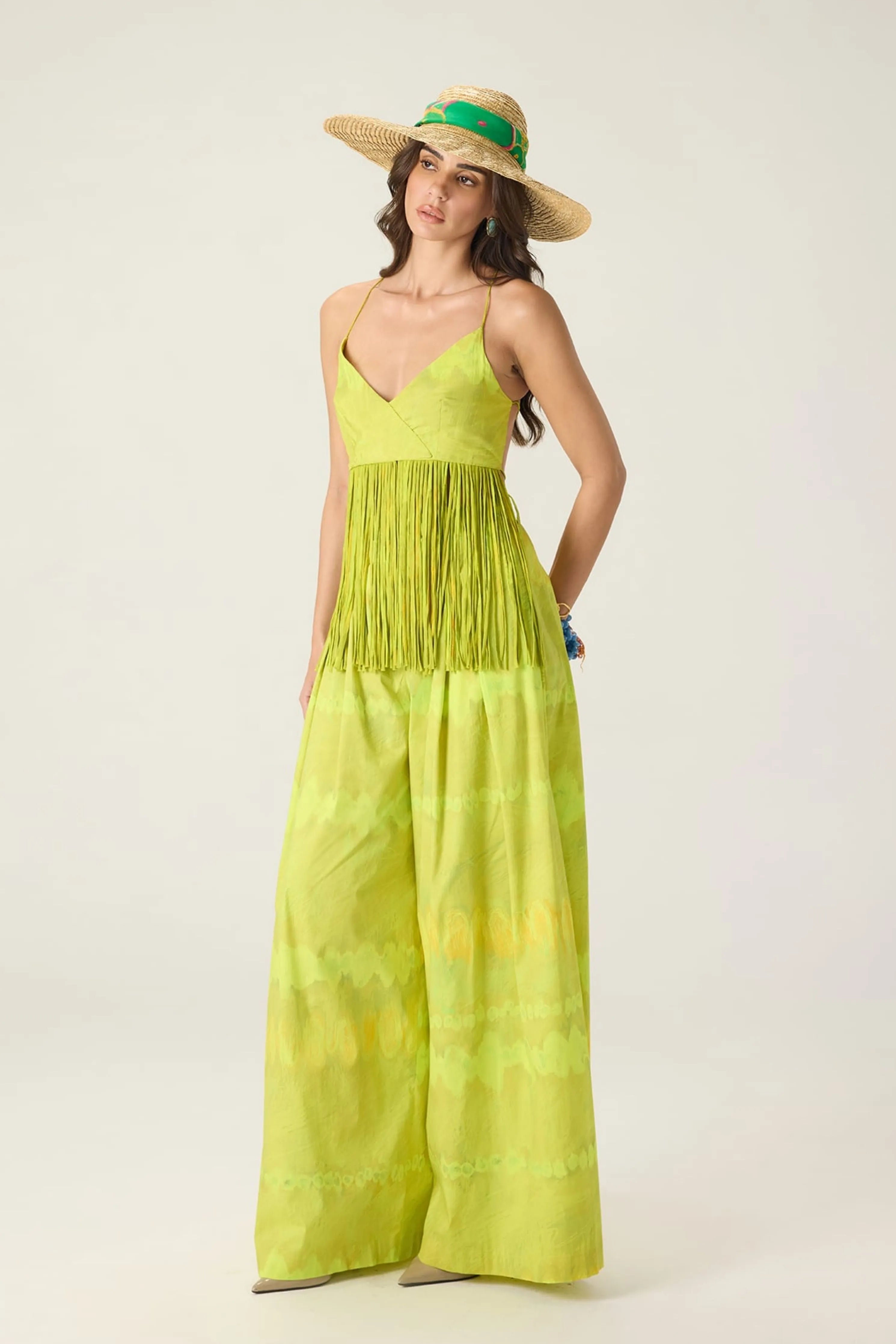 Raven Blouse With Saylor Palazzo