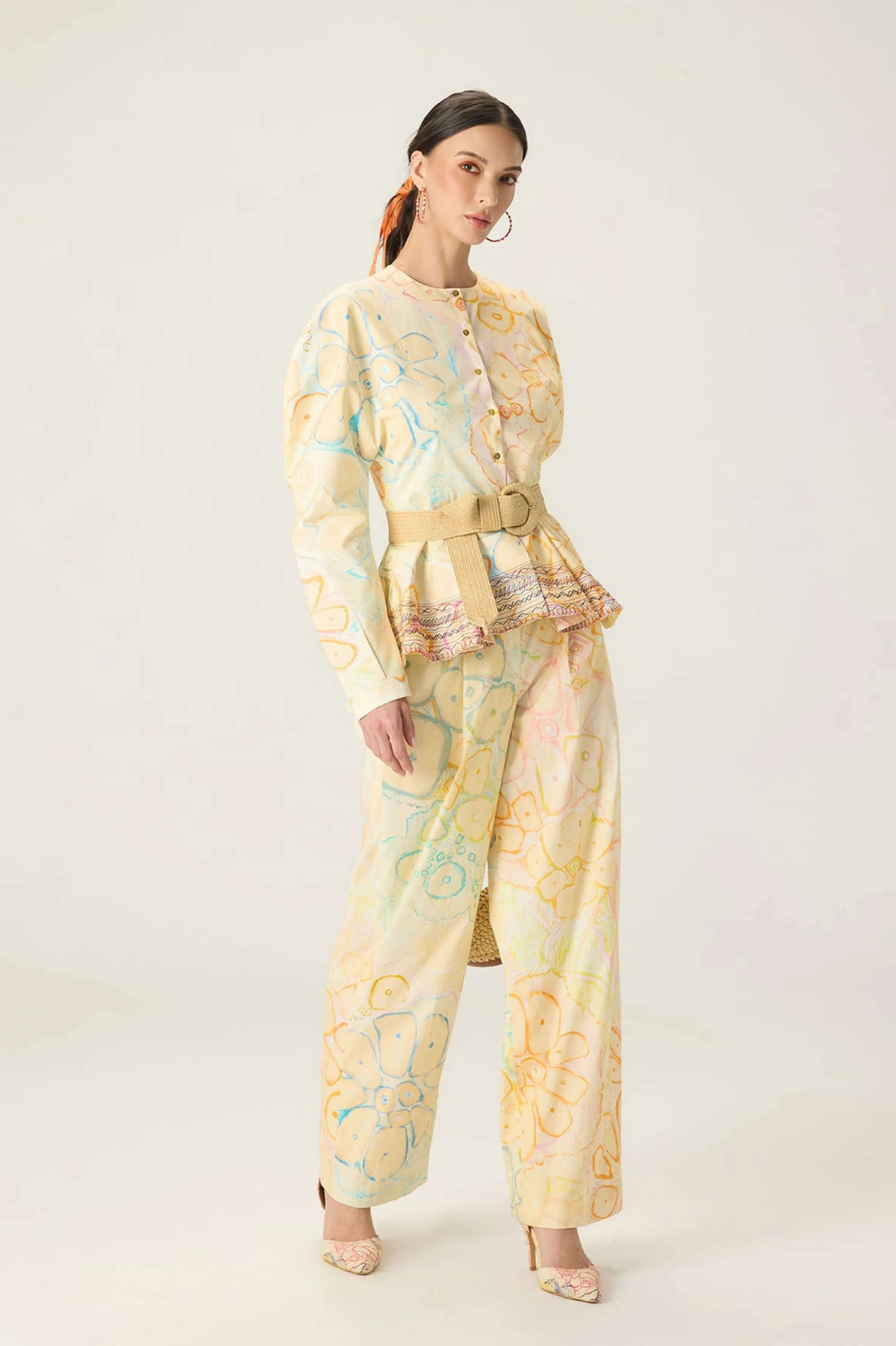 Astrid Blouse With Roux Trousers