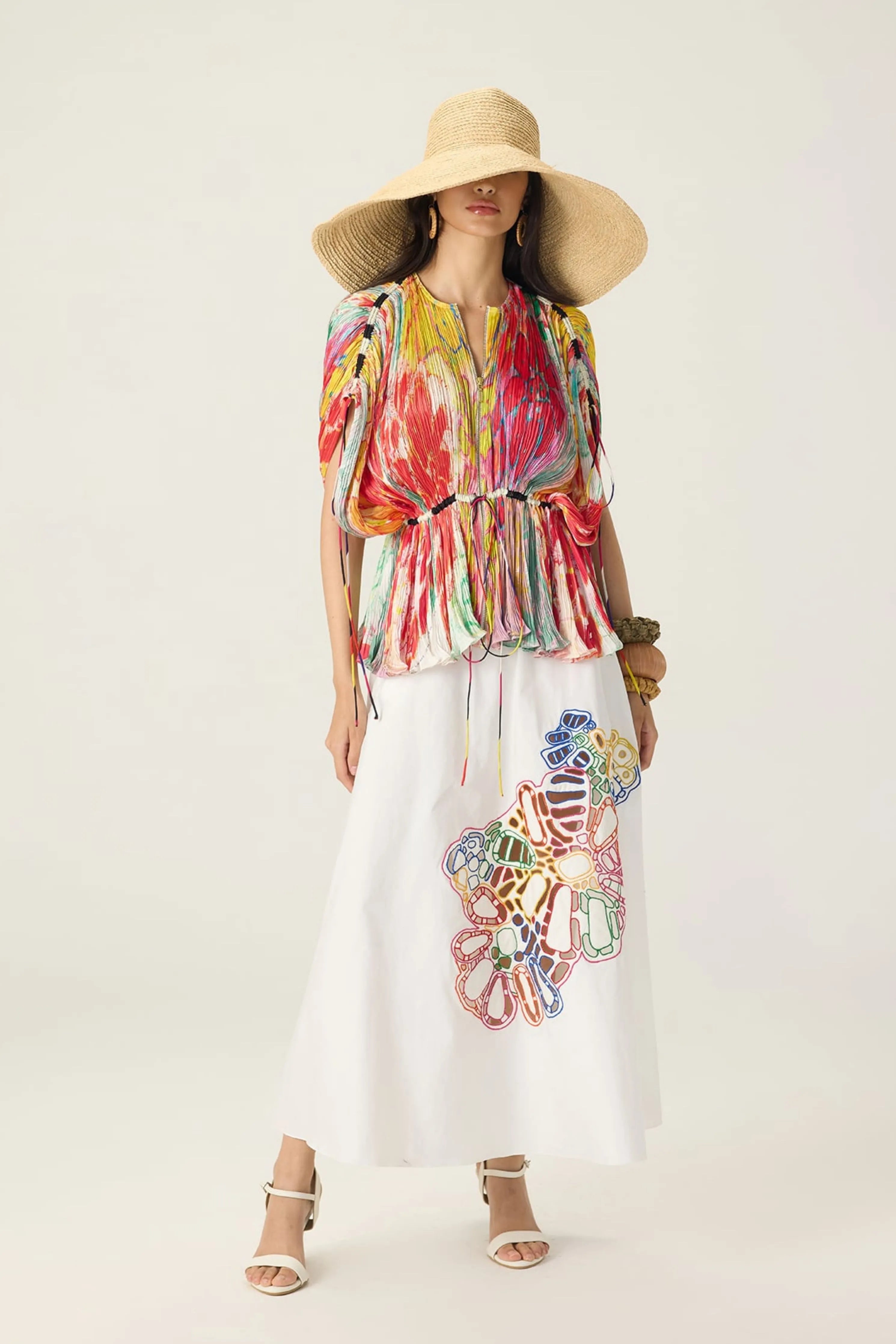 Monica Blouse With Scottie Skirt