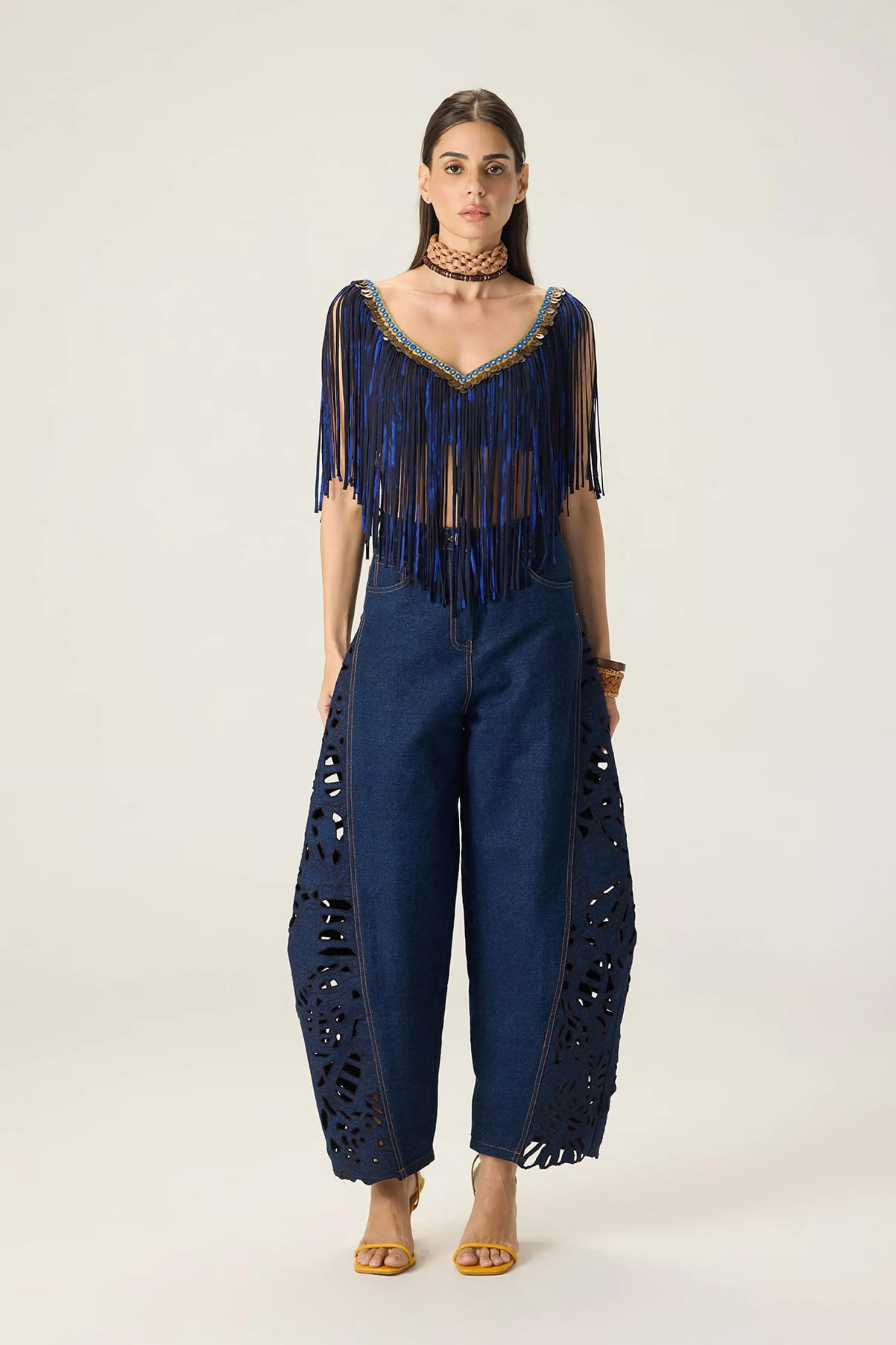 Cosima Blouse With Bex Jeans