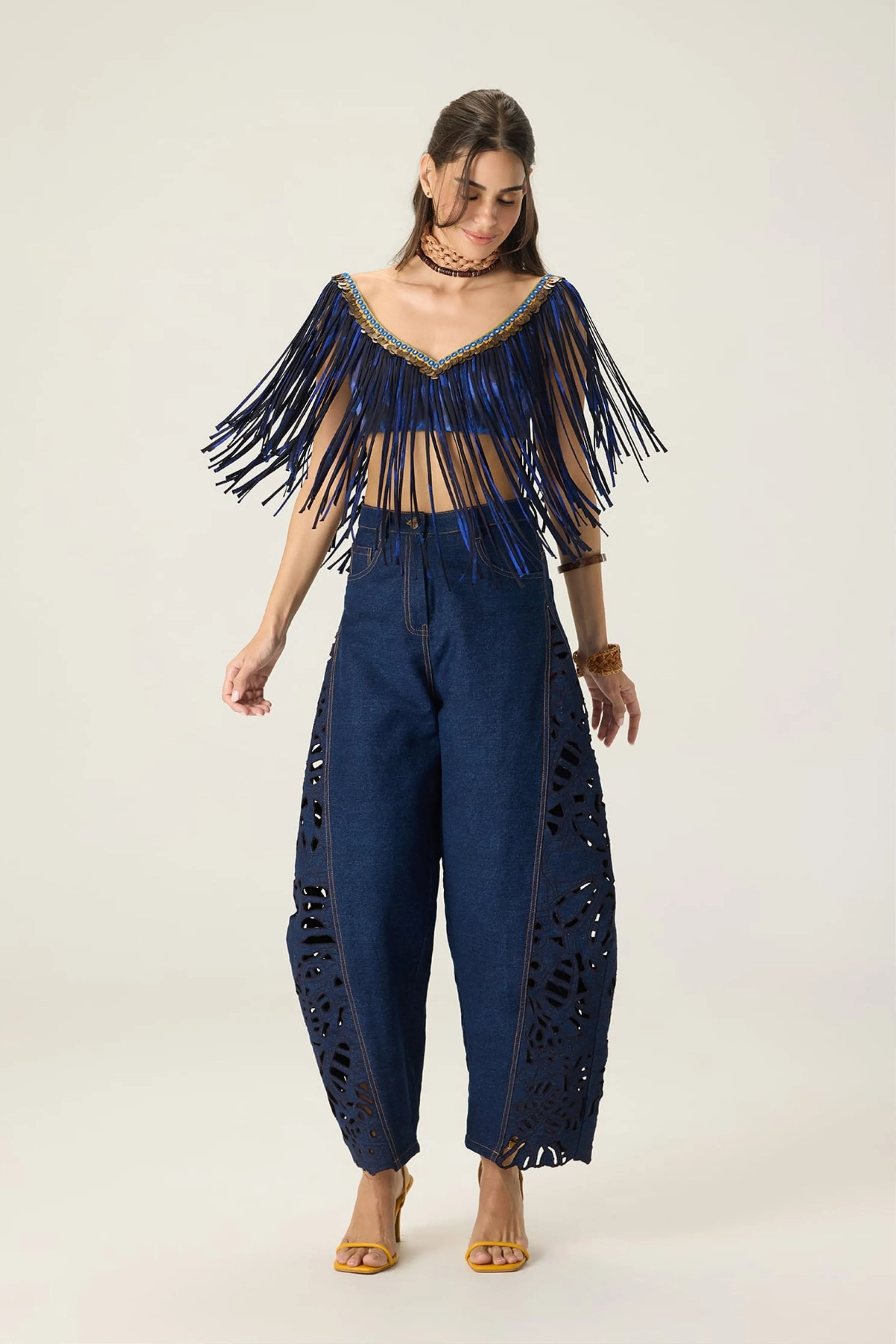 Cosima Blouse With Bex Jeans