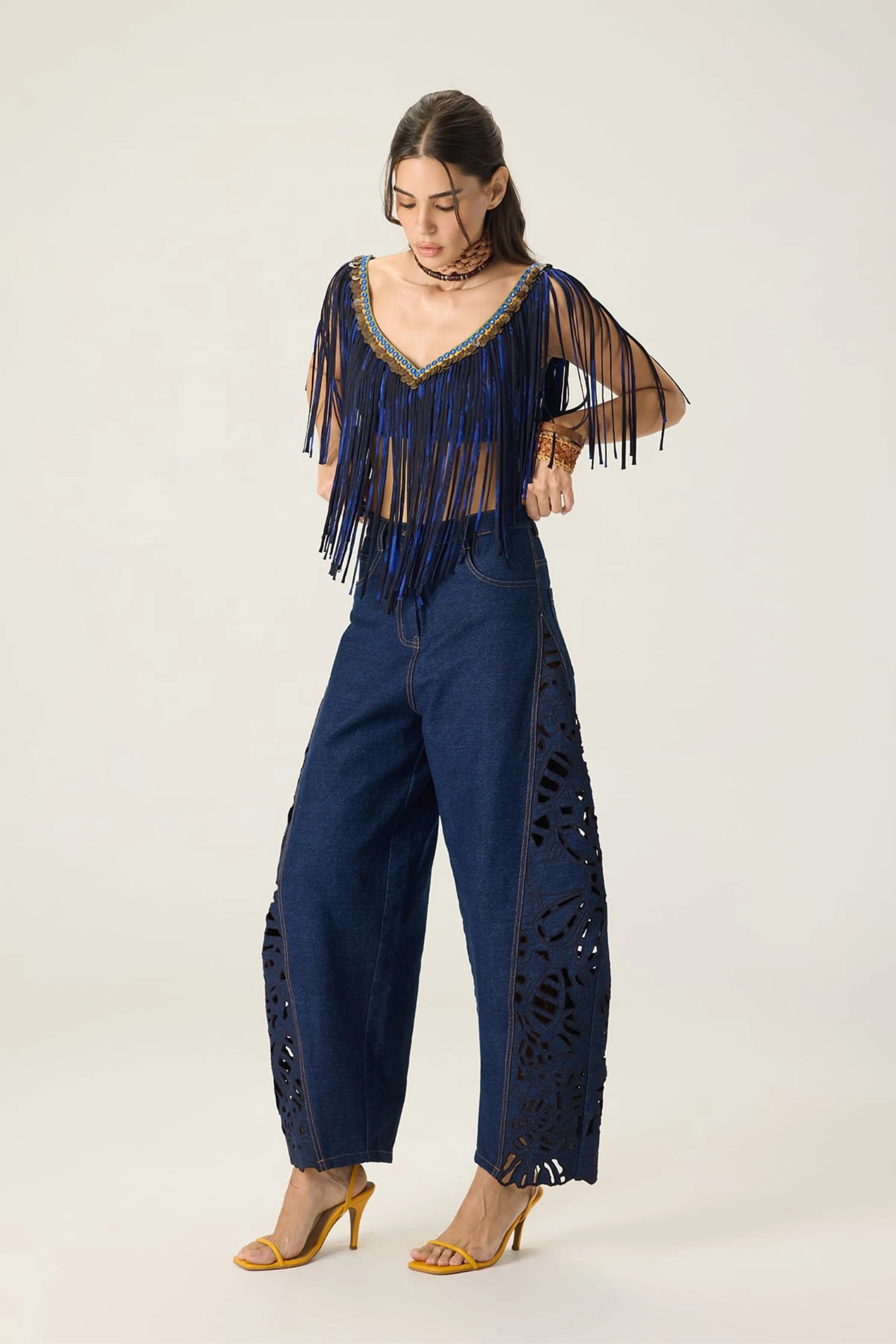 Cosima Blouse With Bex Jeans