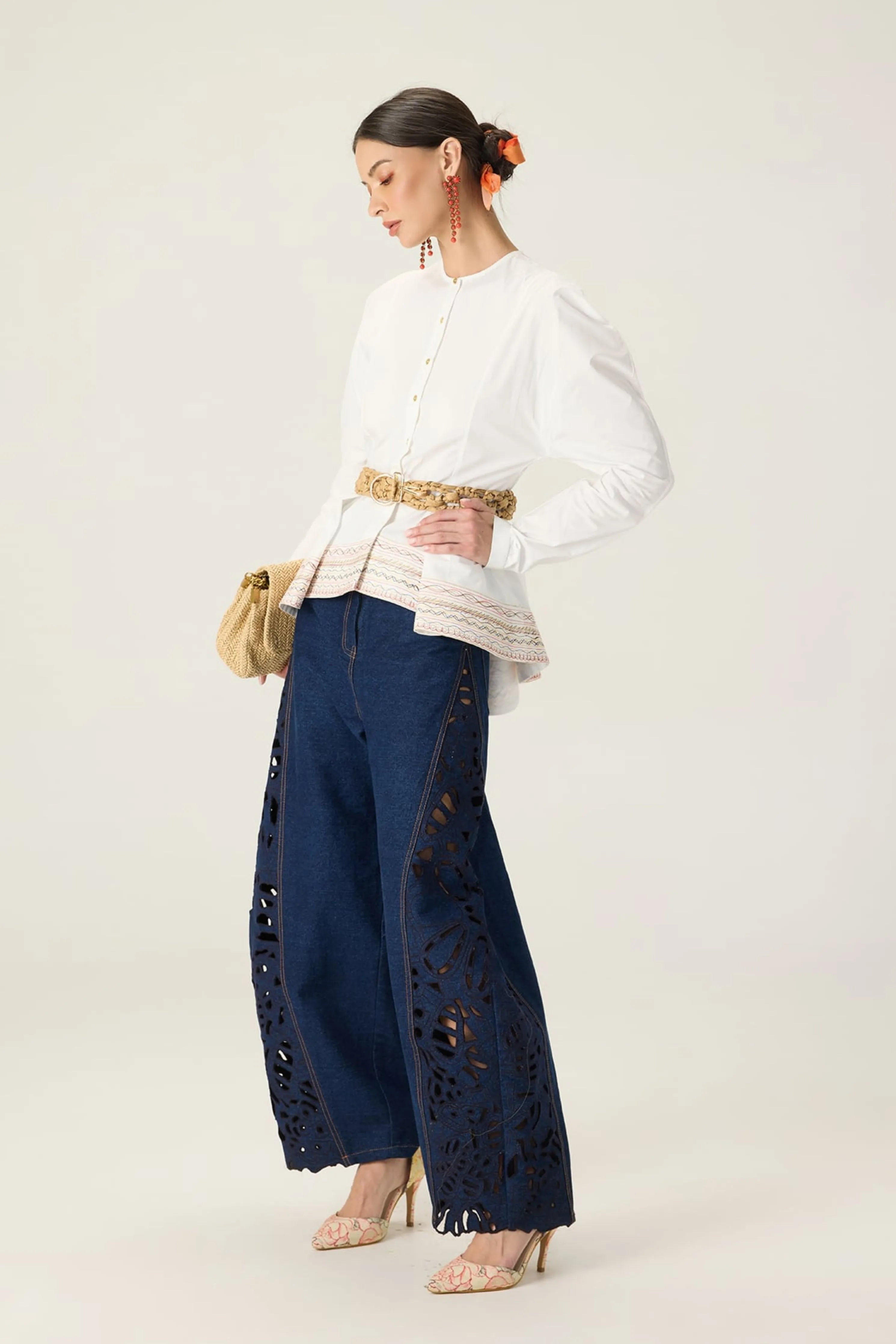 Logan Blouse With Bex Jeans