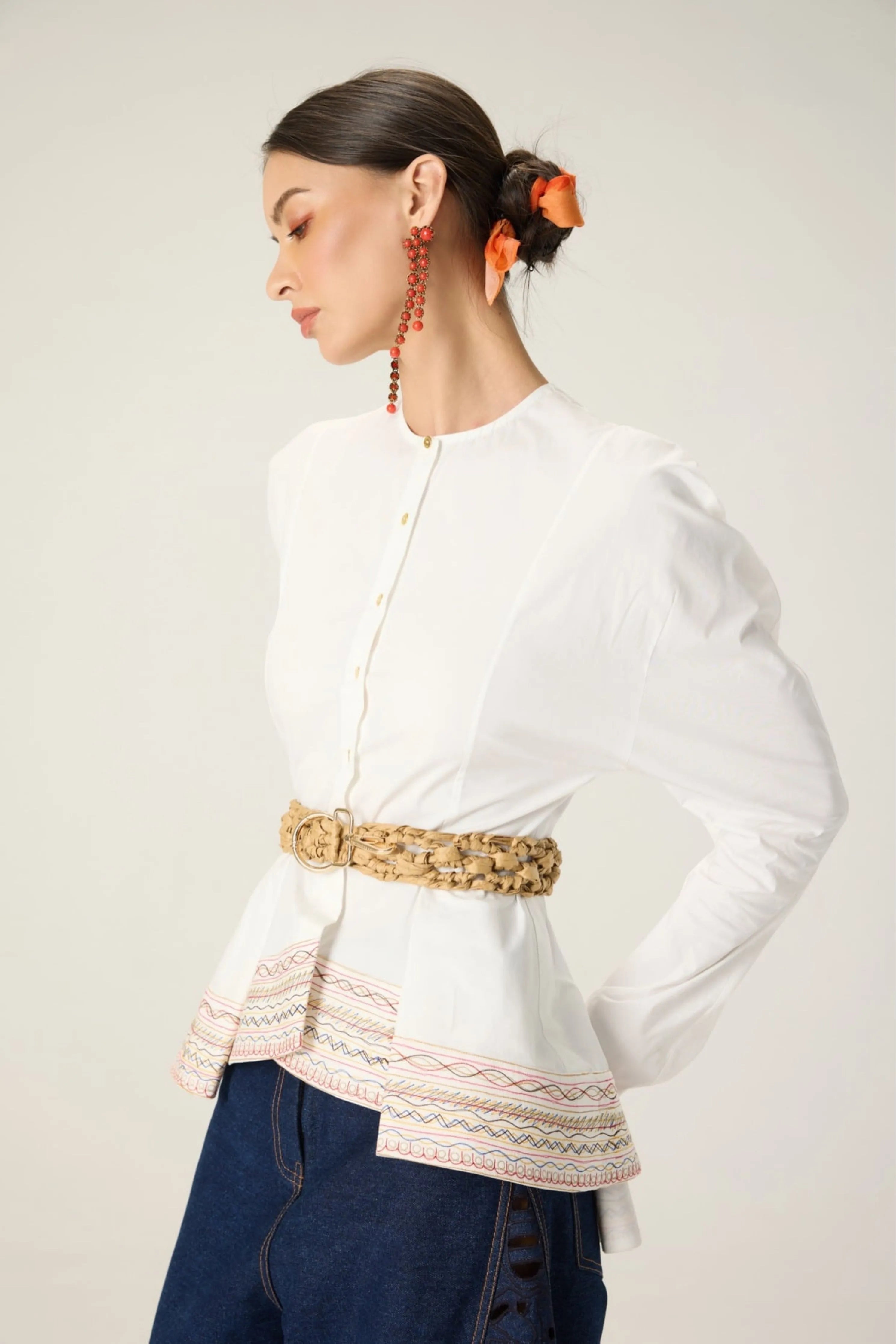 Logan Blouse With Bex Jeans