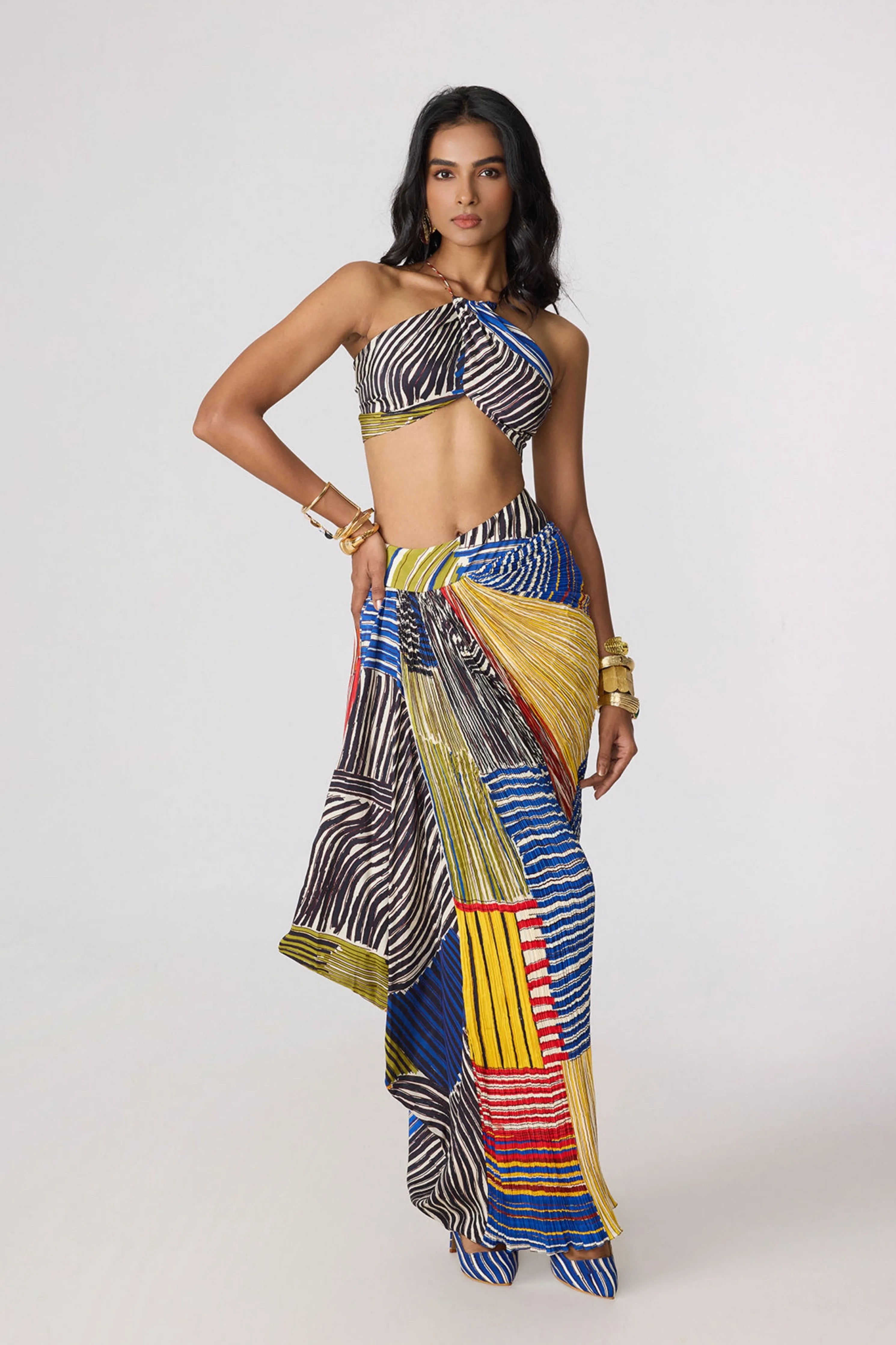 Keha Blouse With Keha Skirt