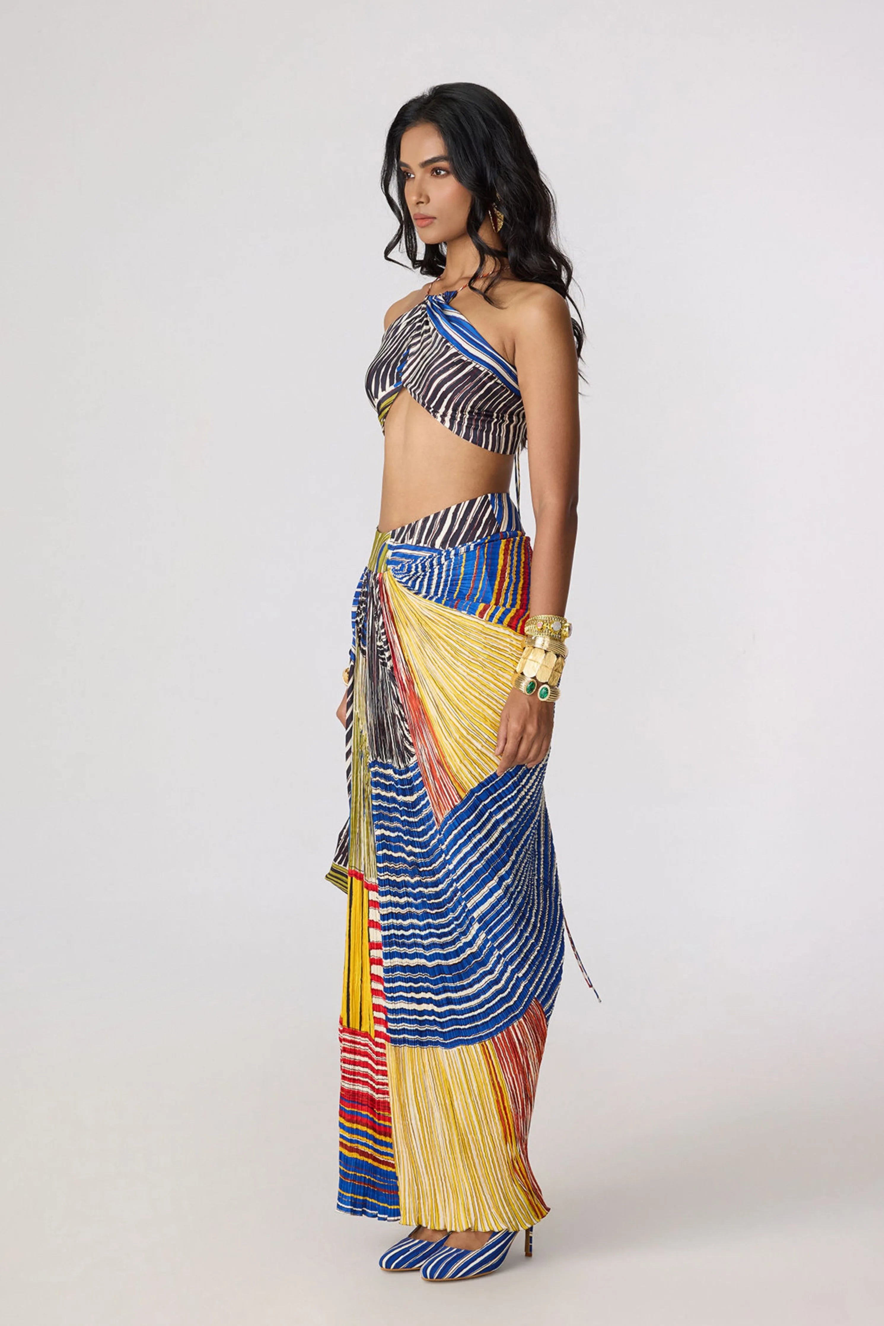Keha Blouse With Keha Skirt