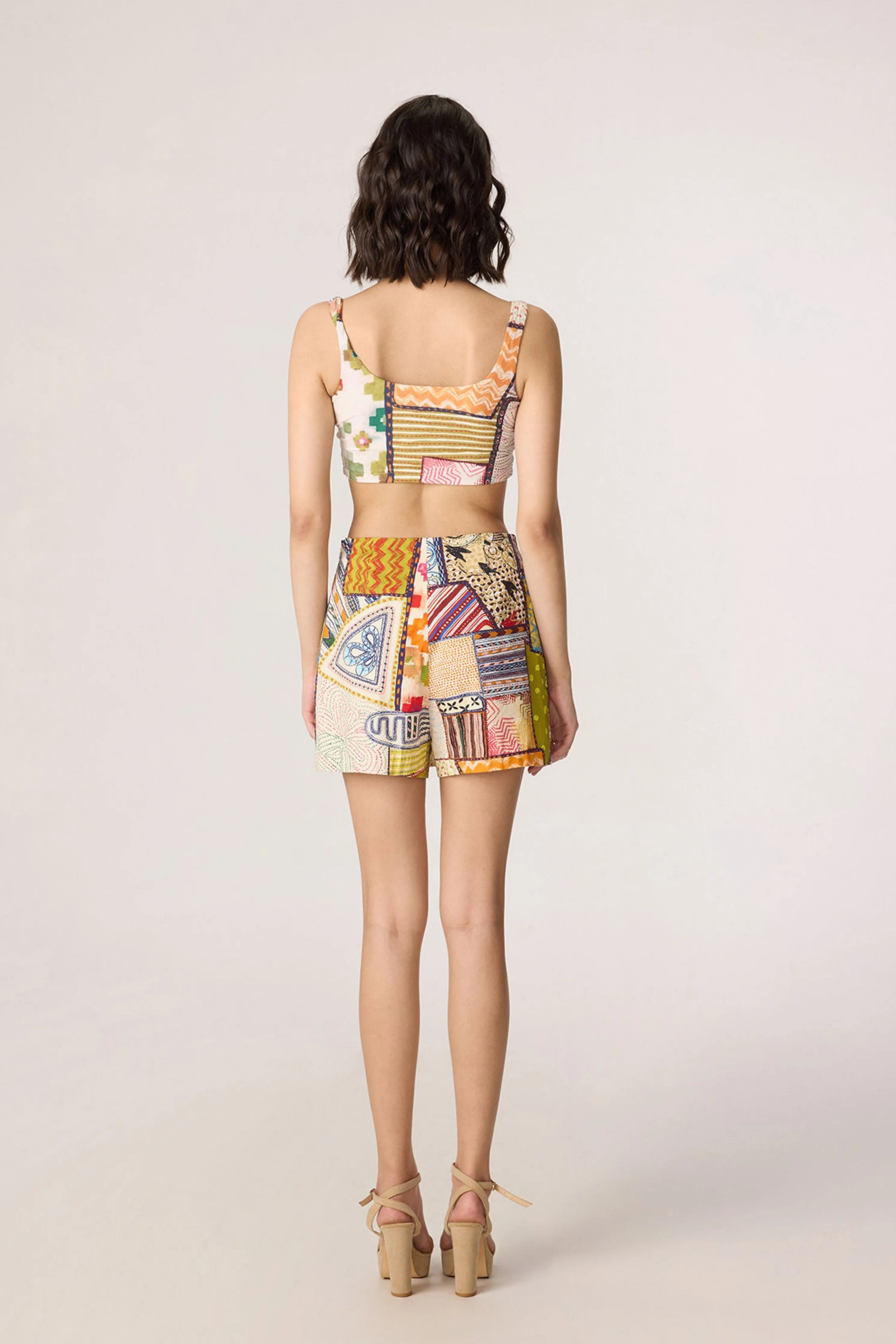 Rebekkah Blazer With Juniper Bustier & Cinnora Skort
