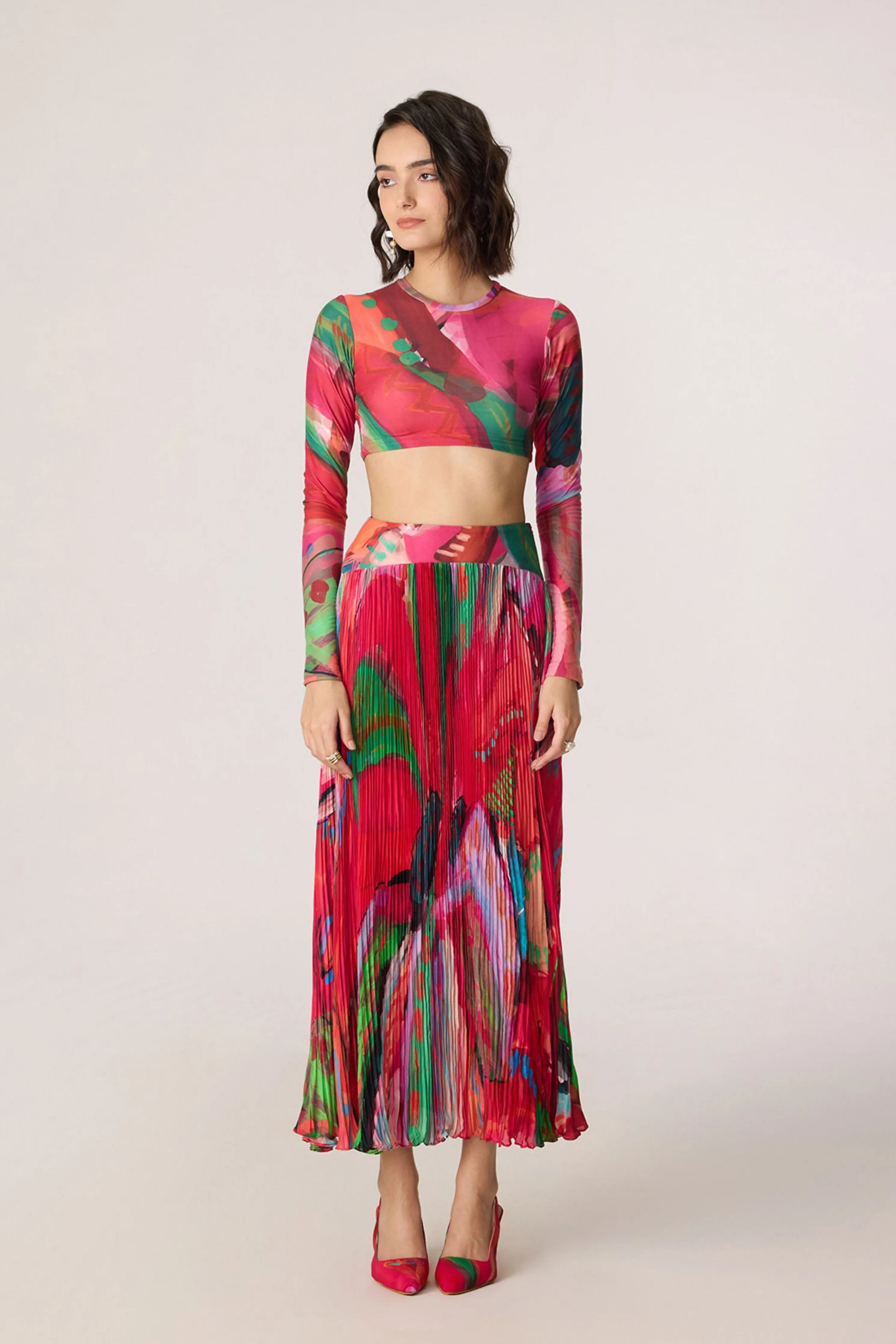 Zavi Blouse With Zora Skirt