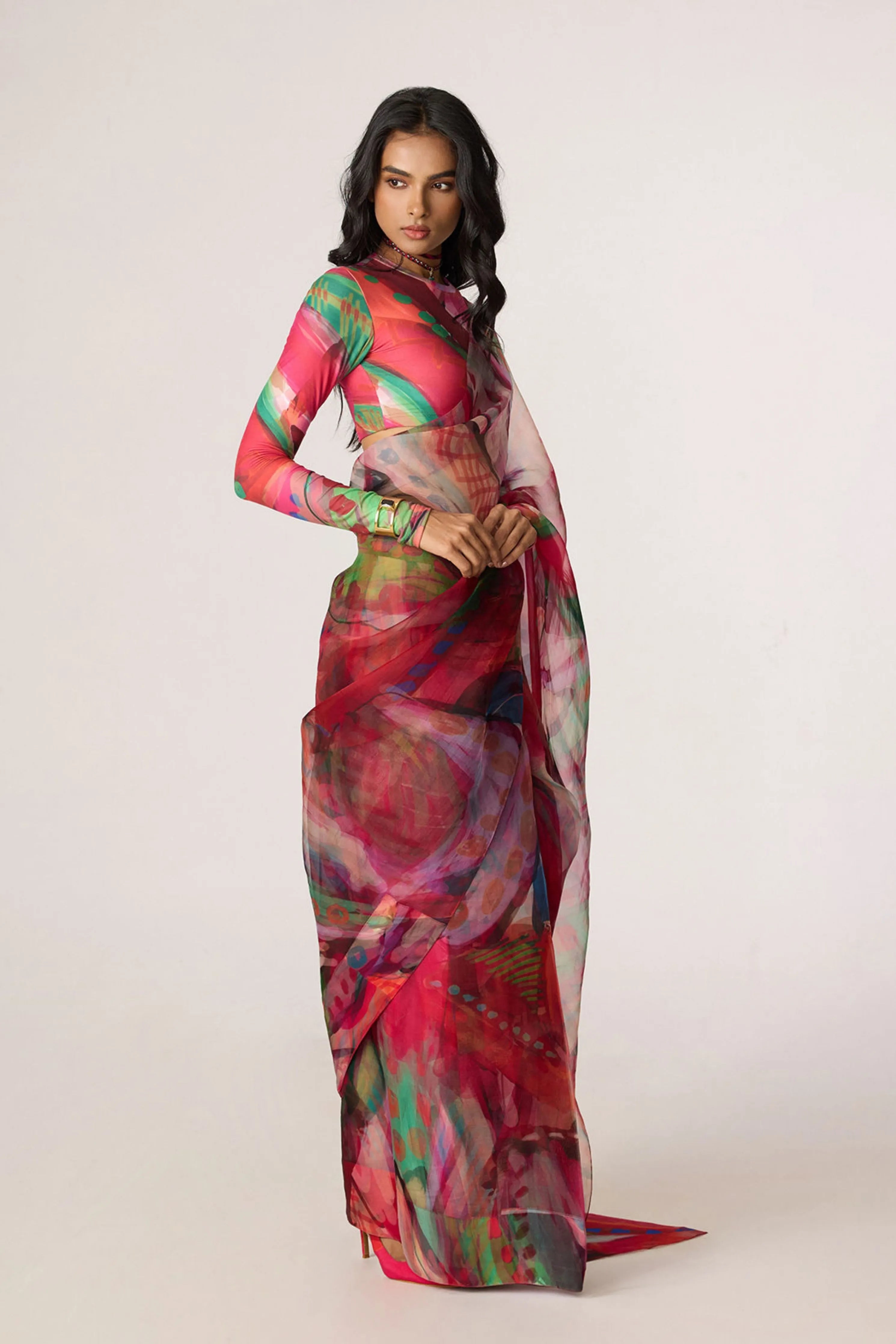 Zavi Blouse With Agatha Sari