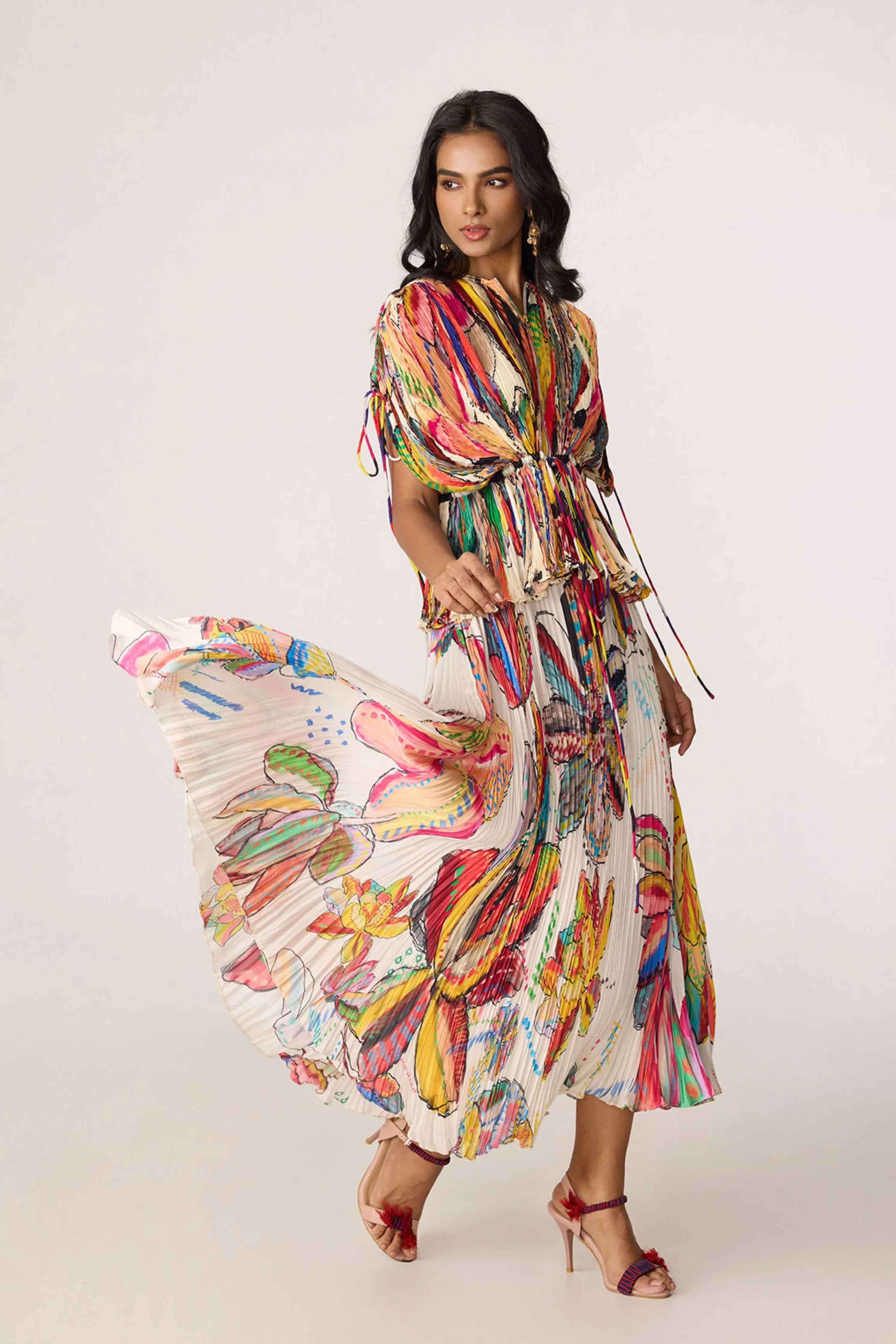 Monica Blouse With Zora Skirt