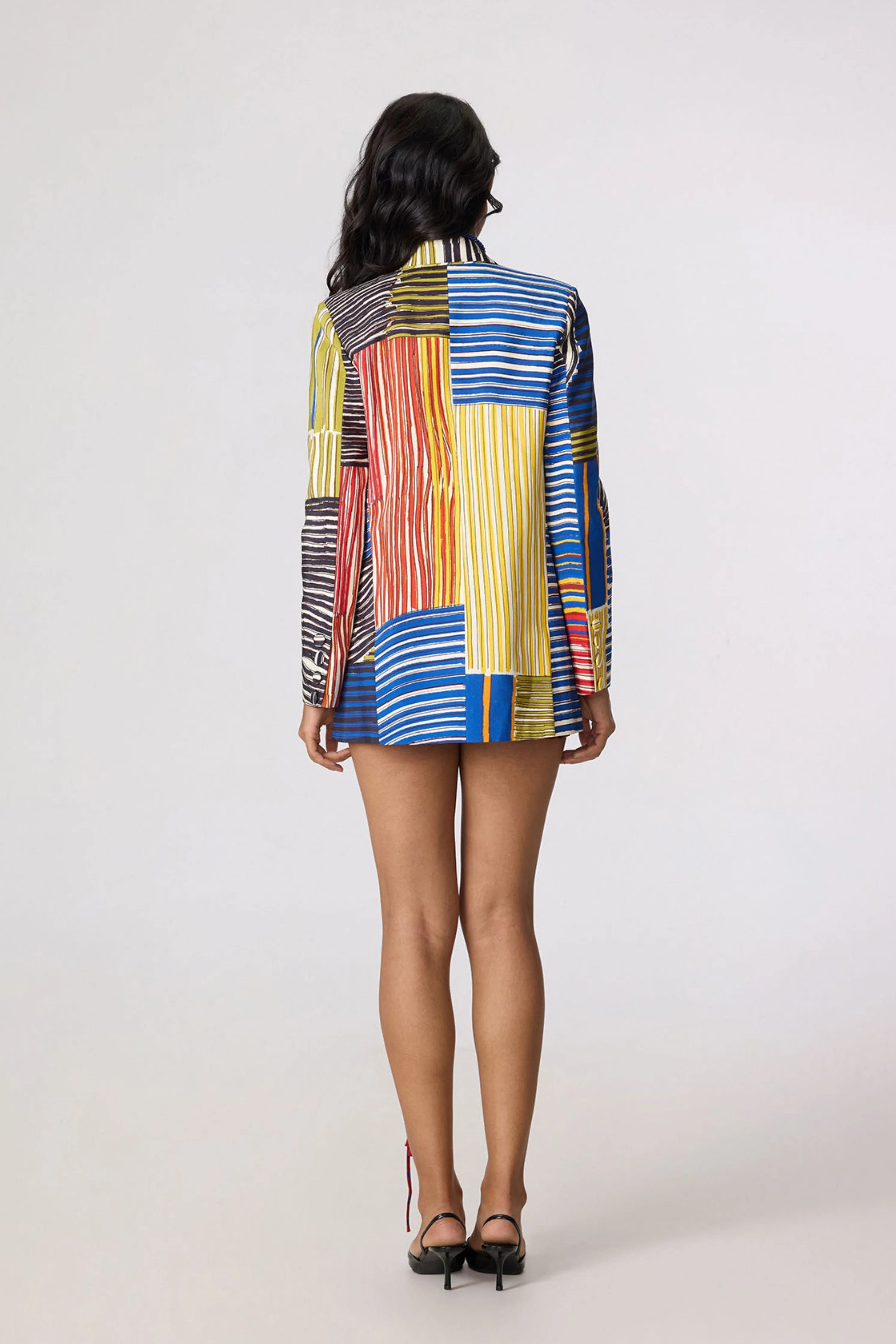 Rebekkah Blazer With Juana Bodysuit & Oakley Skirt